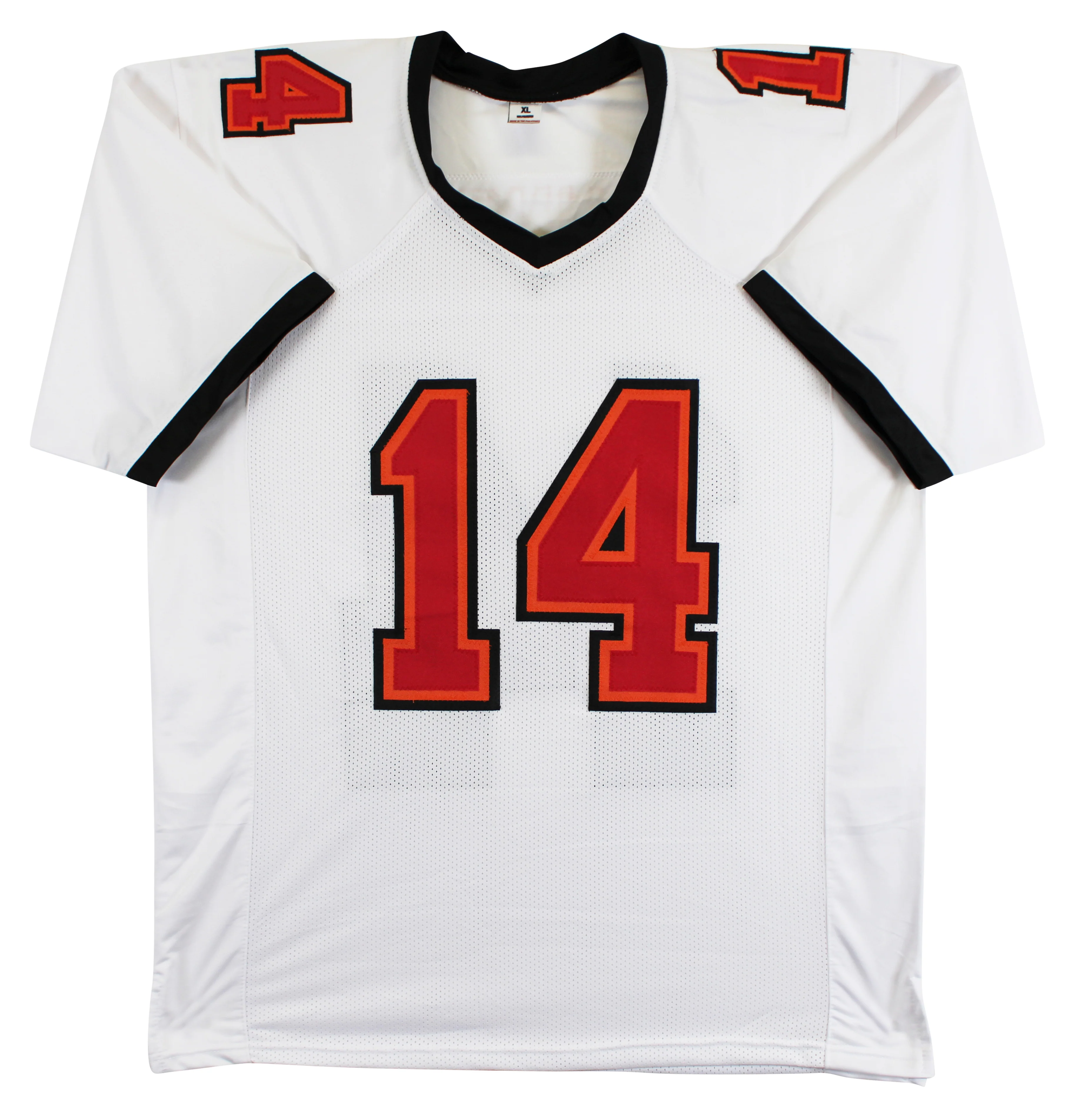 Brad Johnson Authentic Signed White Pro Style Jersey Autographed BAS Witnessed - Image 4