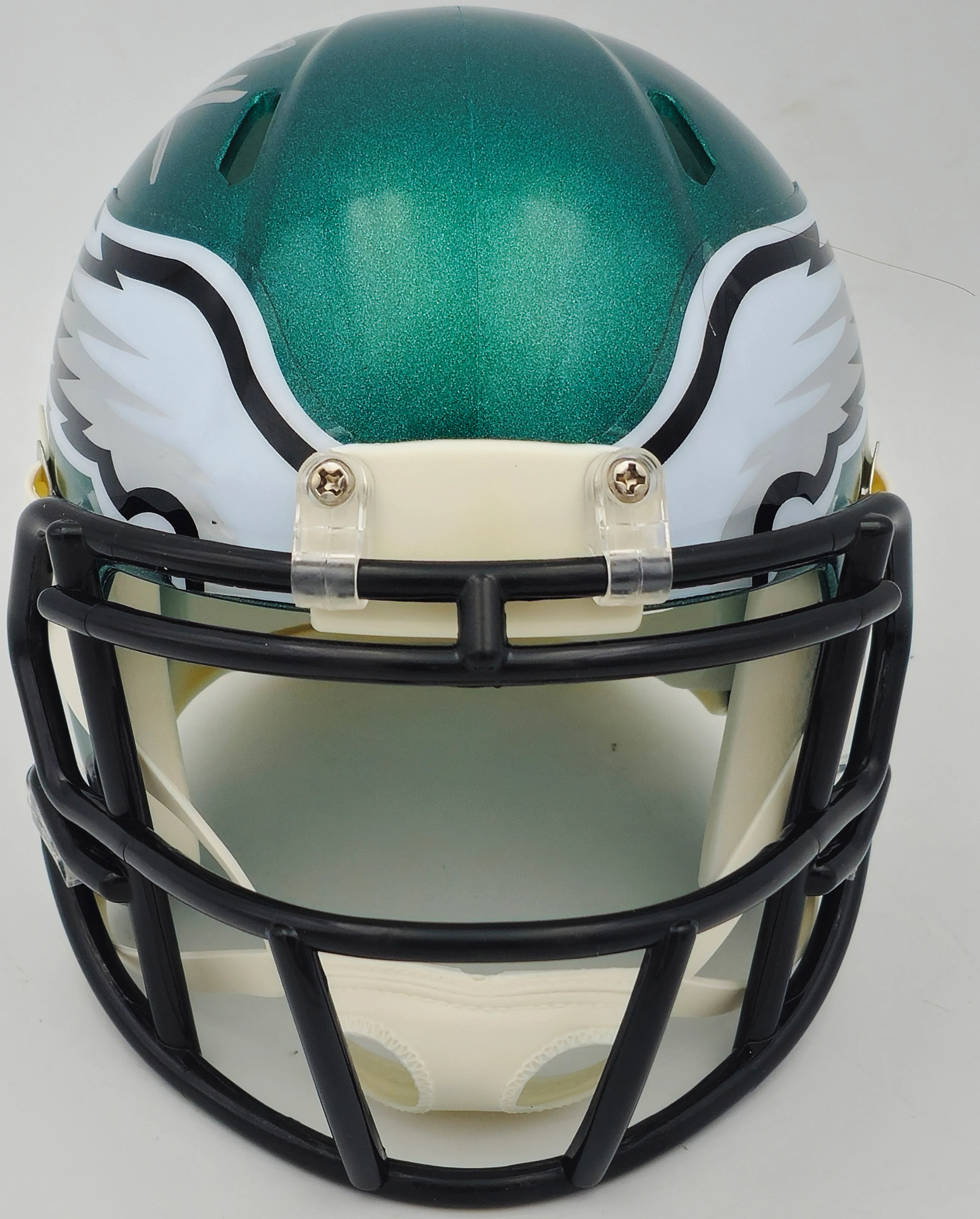 Brandon Graham Autographed Philadelphia Eagles Green Speed Mini Helmet Beckett BAS Witness Stock #238570 - Image 3