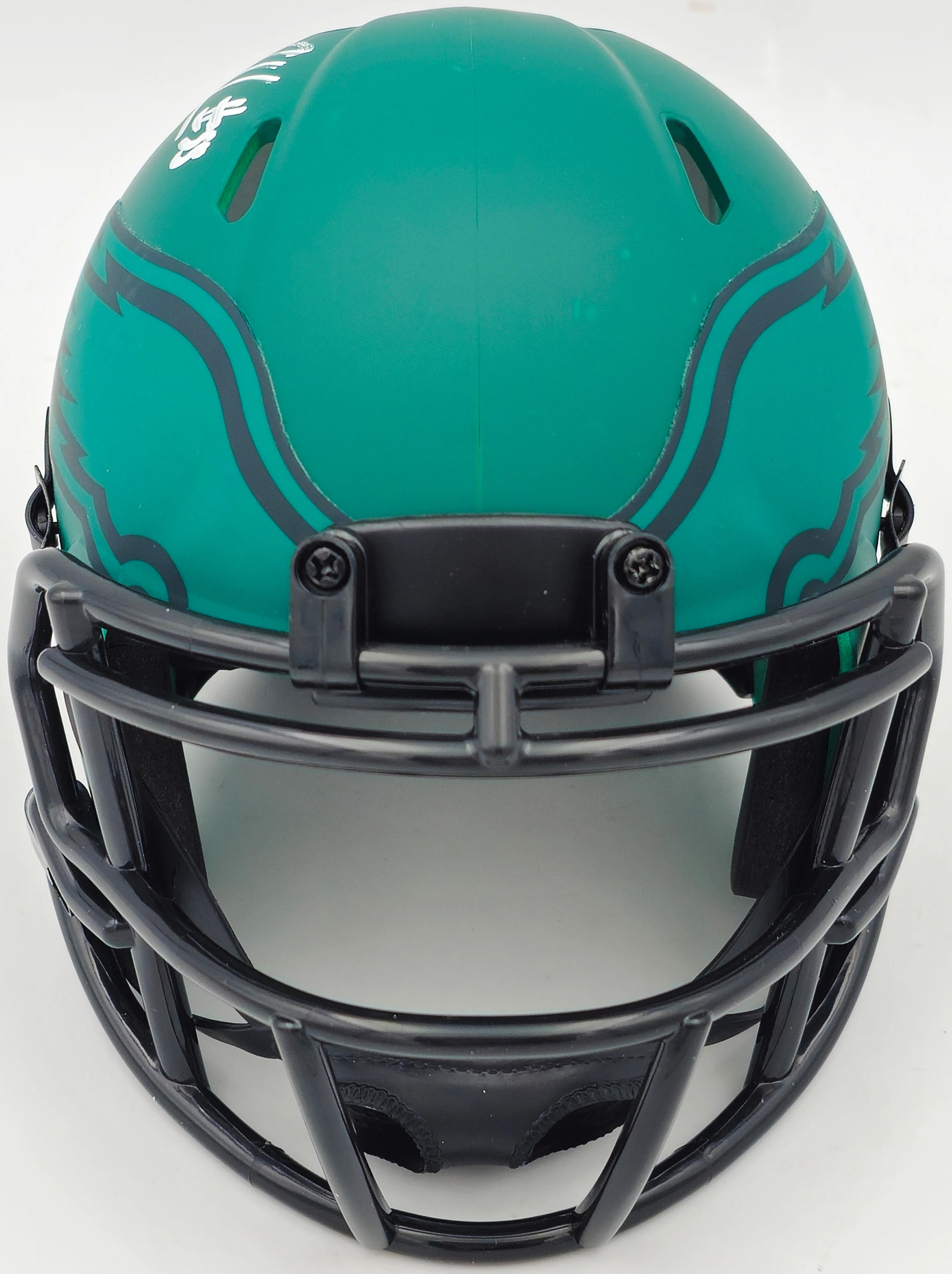 Brandon Graham Autographed Philadelphia Eagles Rave Green Speed Mini Helmet JSA Stock #238606 - Image 3