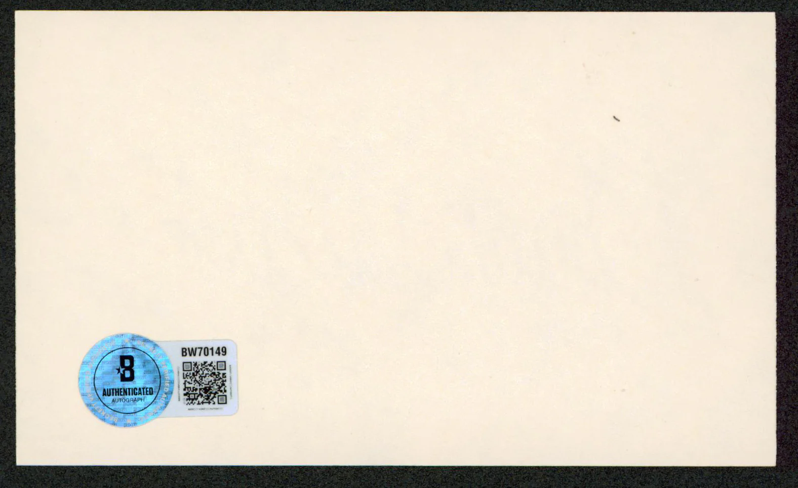 Brenda Vaccaro Once Is Not Enough Authentic Signed 3x5 Index Card BAS #BW70149 - Image 3