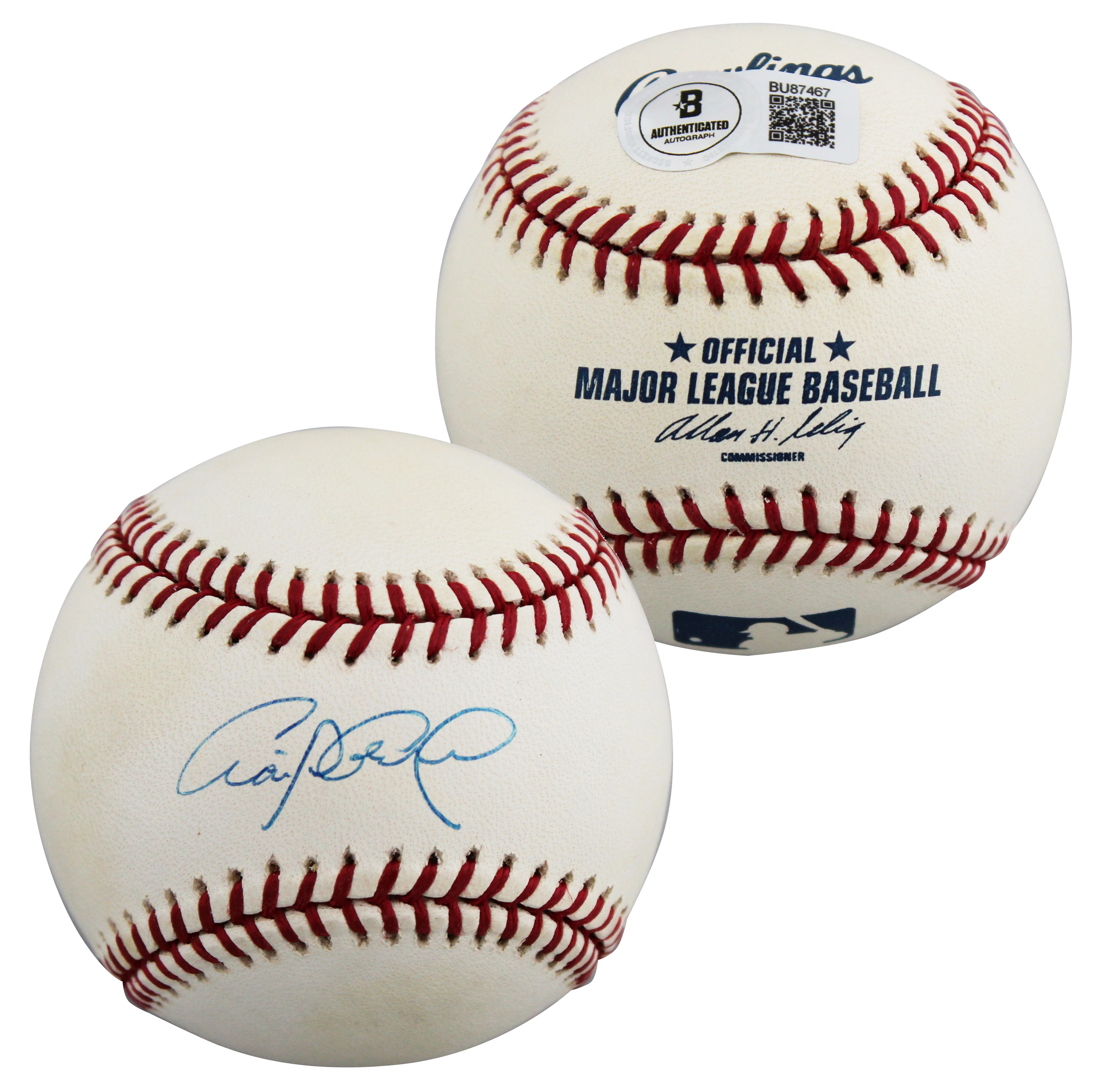 Brewers Craig Counsell Authentic Signed Selig OML Baseball Autographed BAS - Image 2