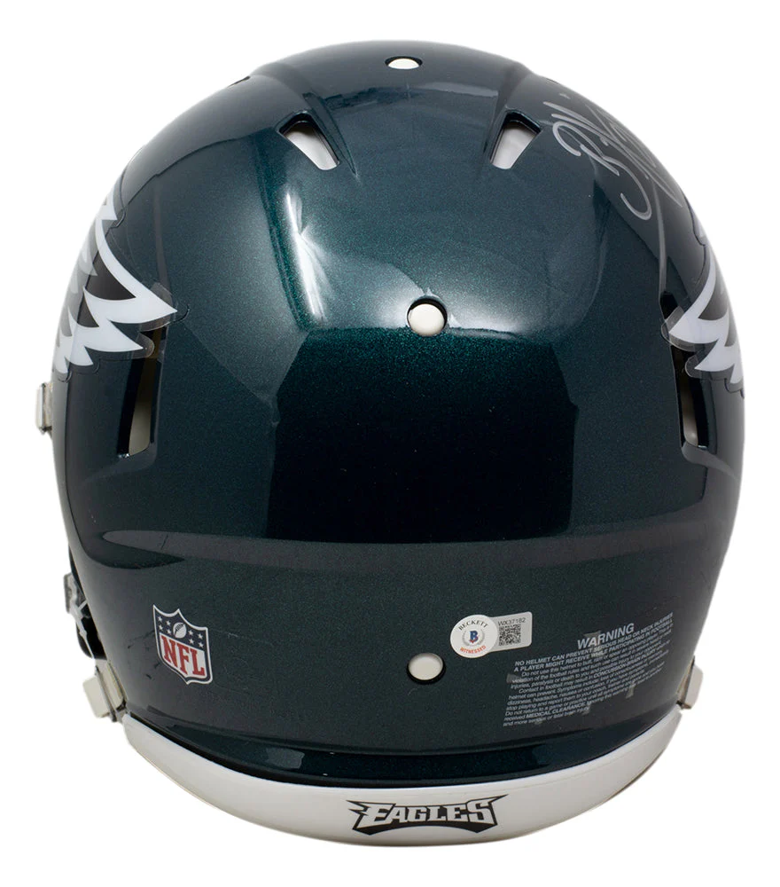 Brian Dawkins Signed Philadelphia Eagles Full Size Speed Authentic Helmet BAS - Image 2