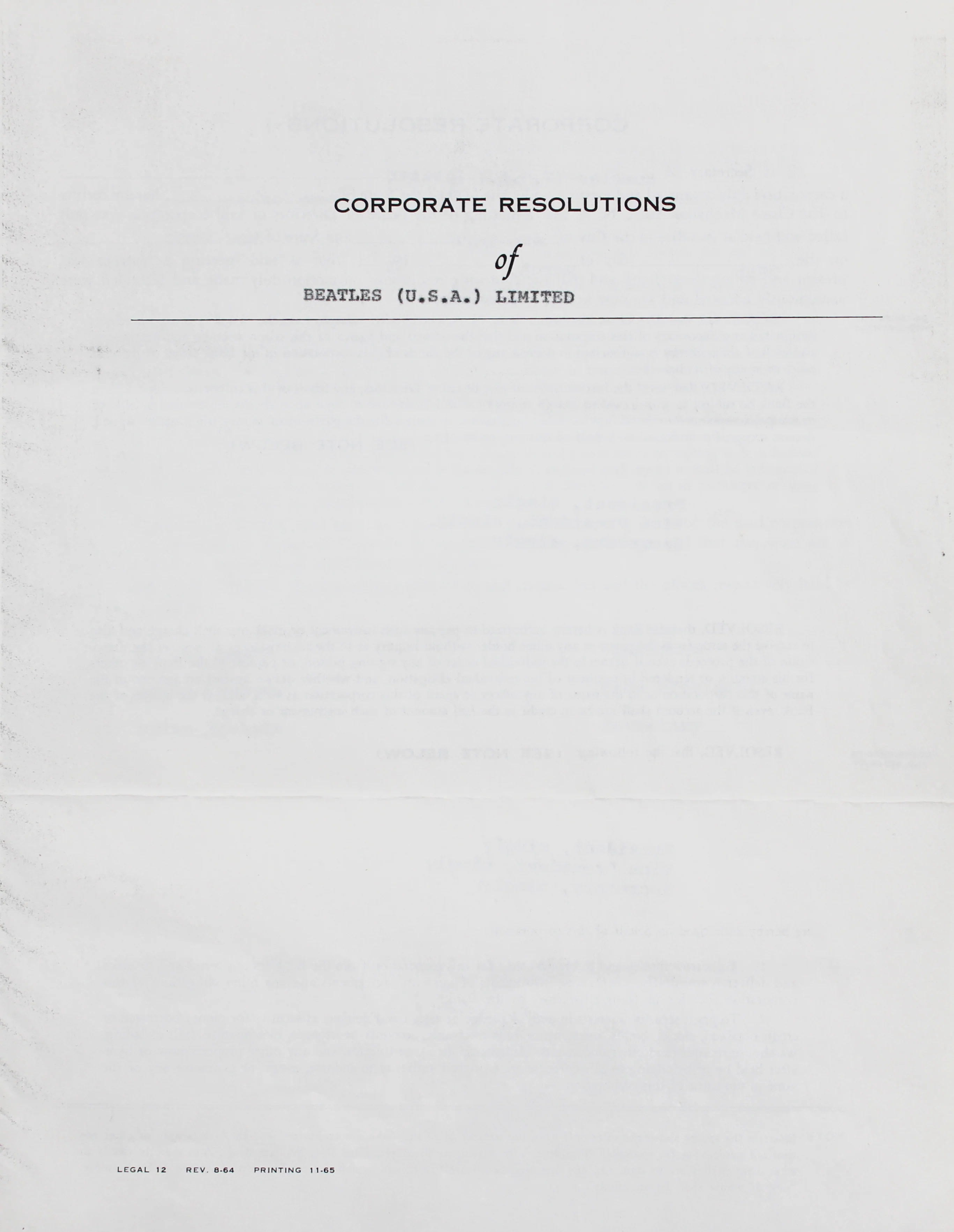 Brian Epstein The Beatles Signed 4 Page 8.5x11 1967 Contract BAS #AE13886 - Image 6