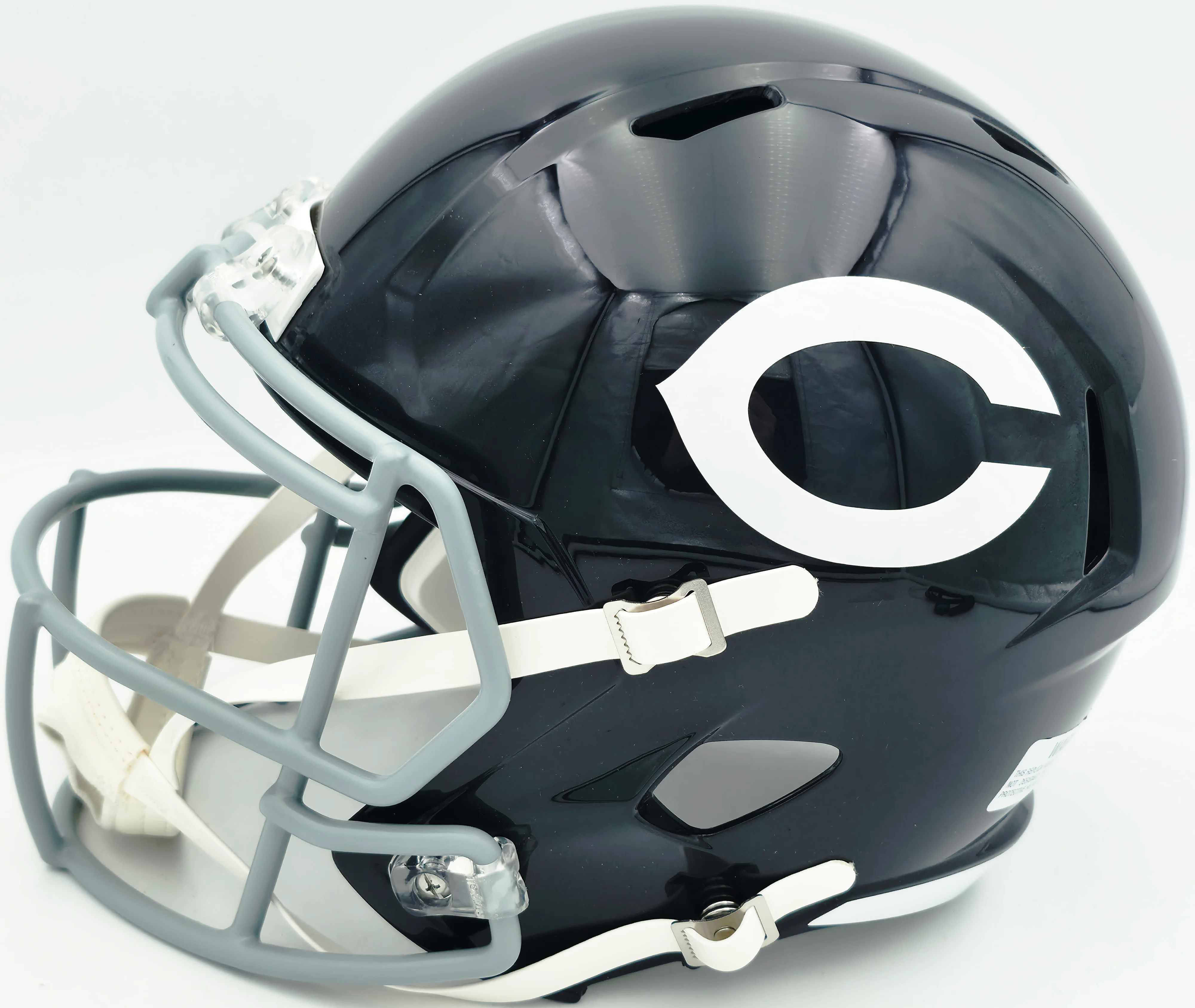 Brian Urlacher Autographed Chicago Bears Blue Full Size Speed Replica Helmet "HOF 18" Beckett BAS Witness #1W879054 - Image 4