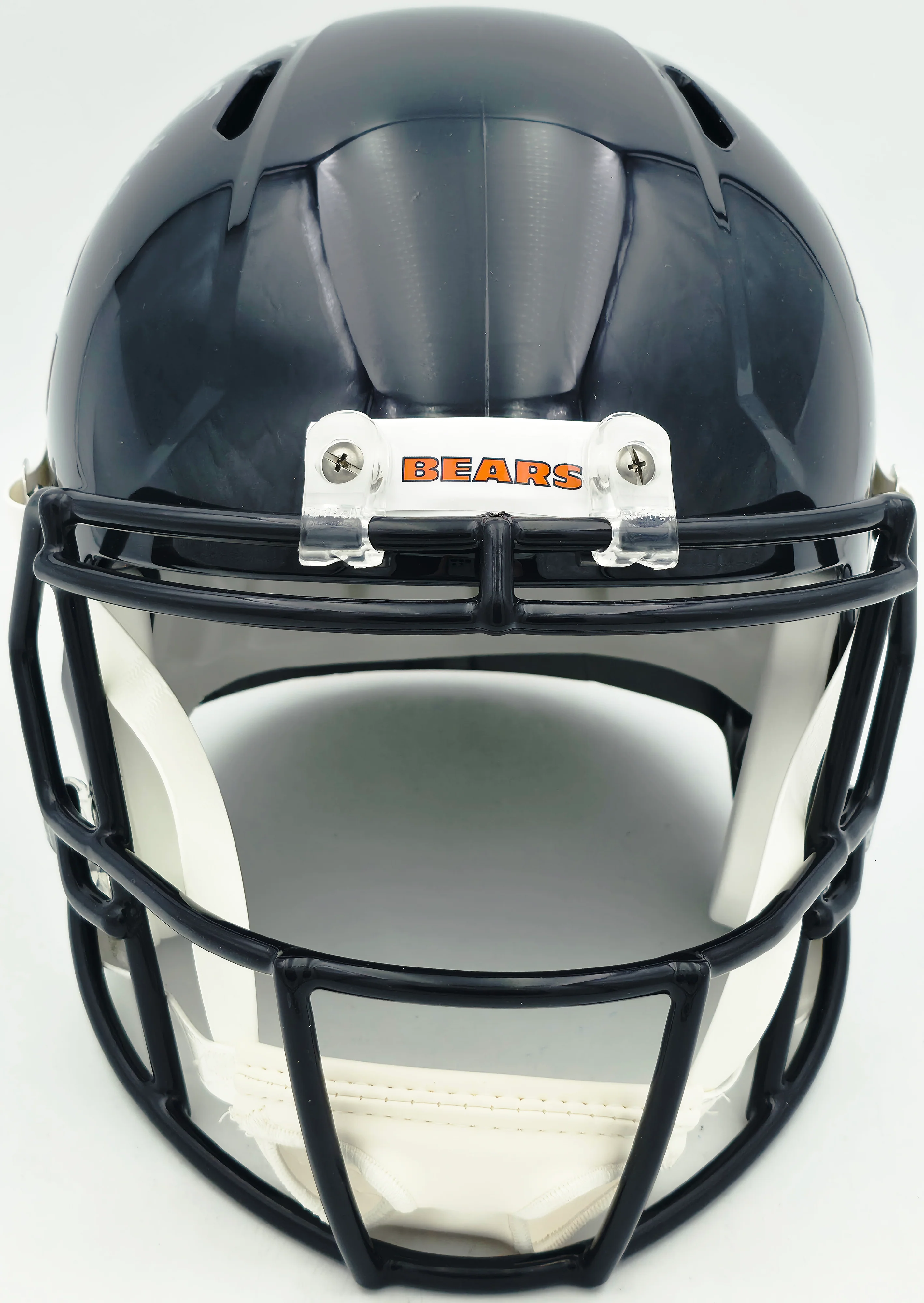 Brian Urlacher Autographed Chicago Bears Blue Full Size Speed Replica Helmet "HOF 18" Beckett BAS Witness #4W469103 - Image 3