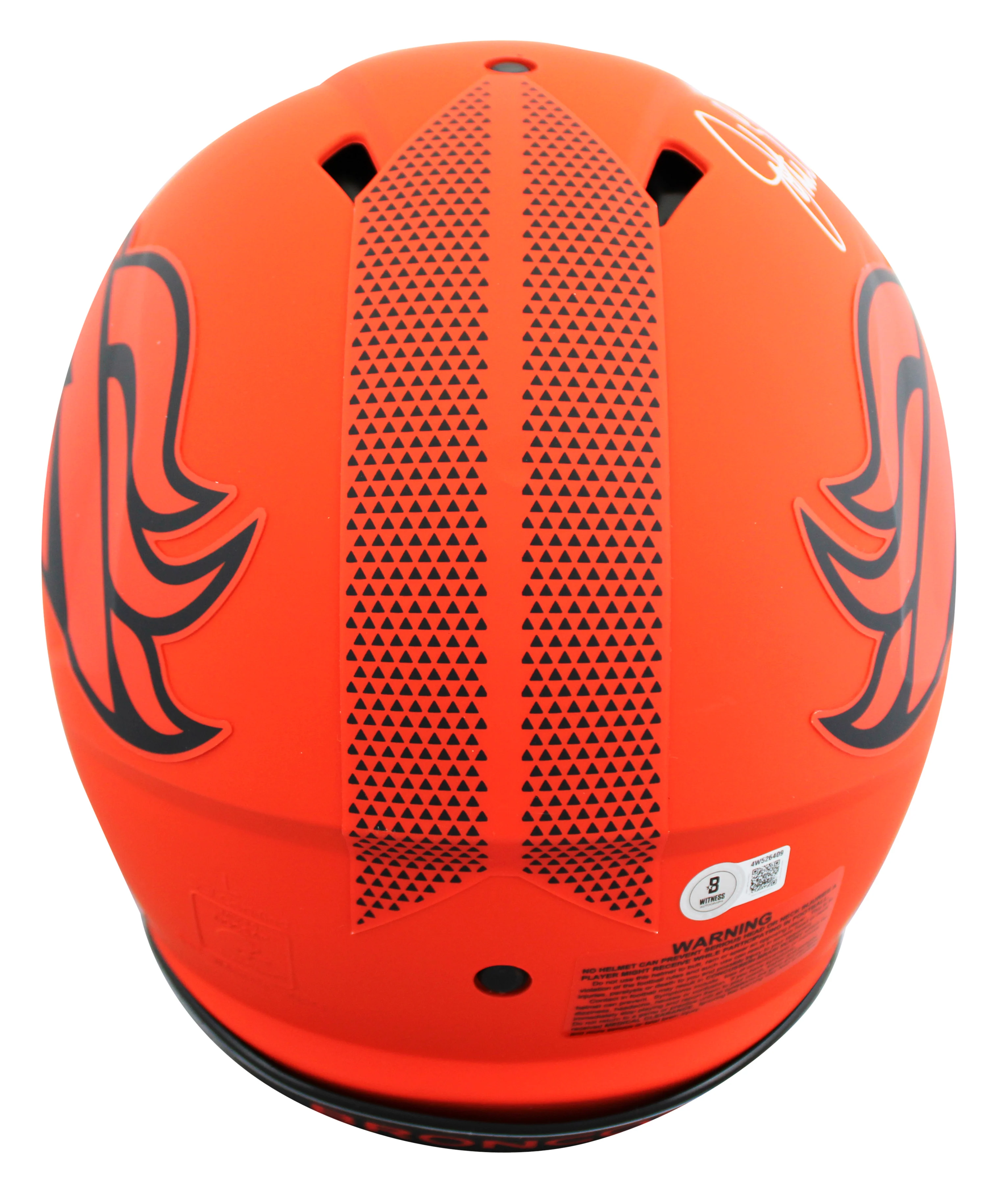 Broncos John Elway Signed Rave Full Size Speed Proline Helmet W/ Case BAS Wit - Image 4