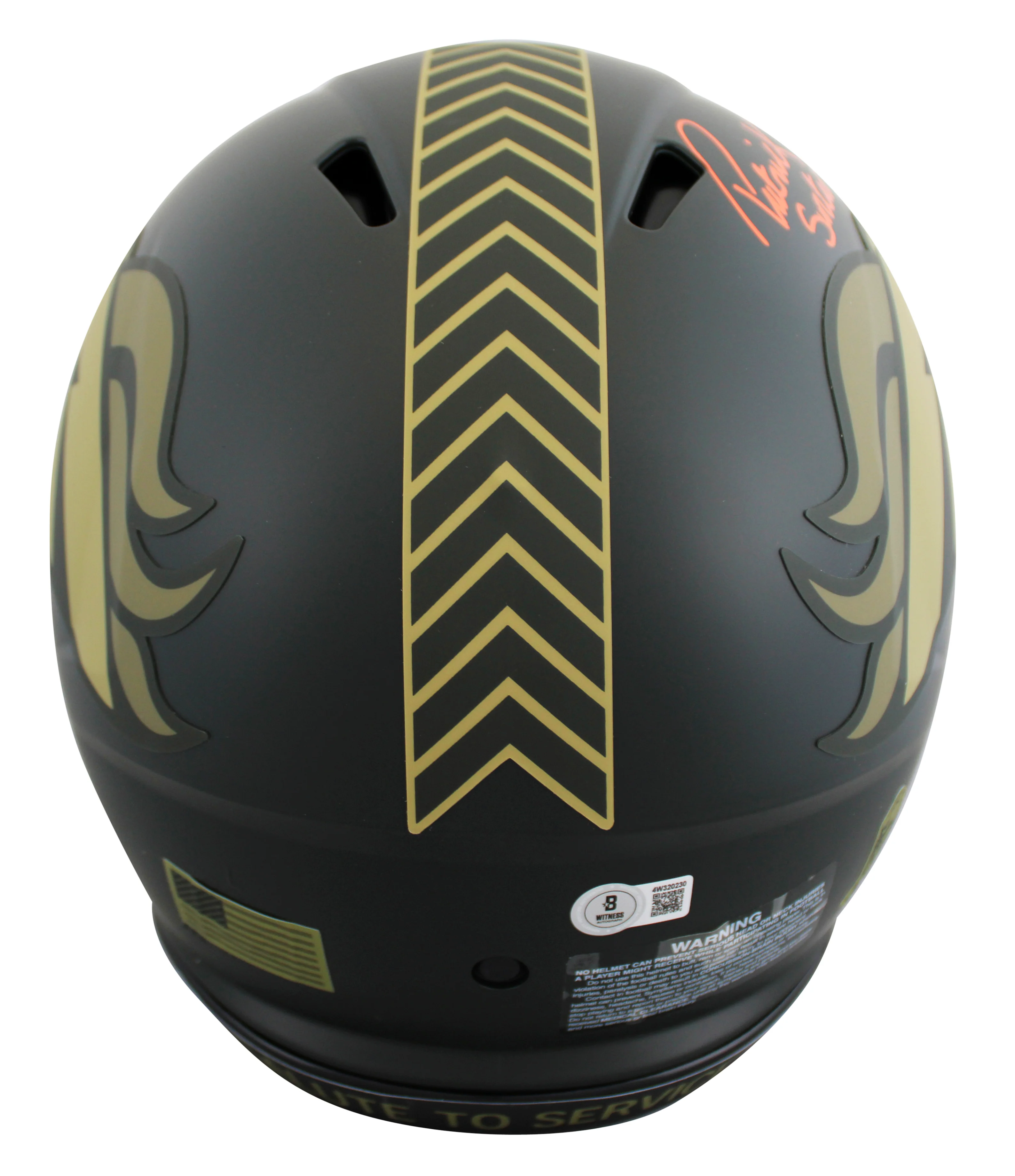 Broncos Patrick Surtain II "24 DPOY" Signed STS IV F/S Speed Proline Helmet BAS - Image 3