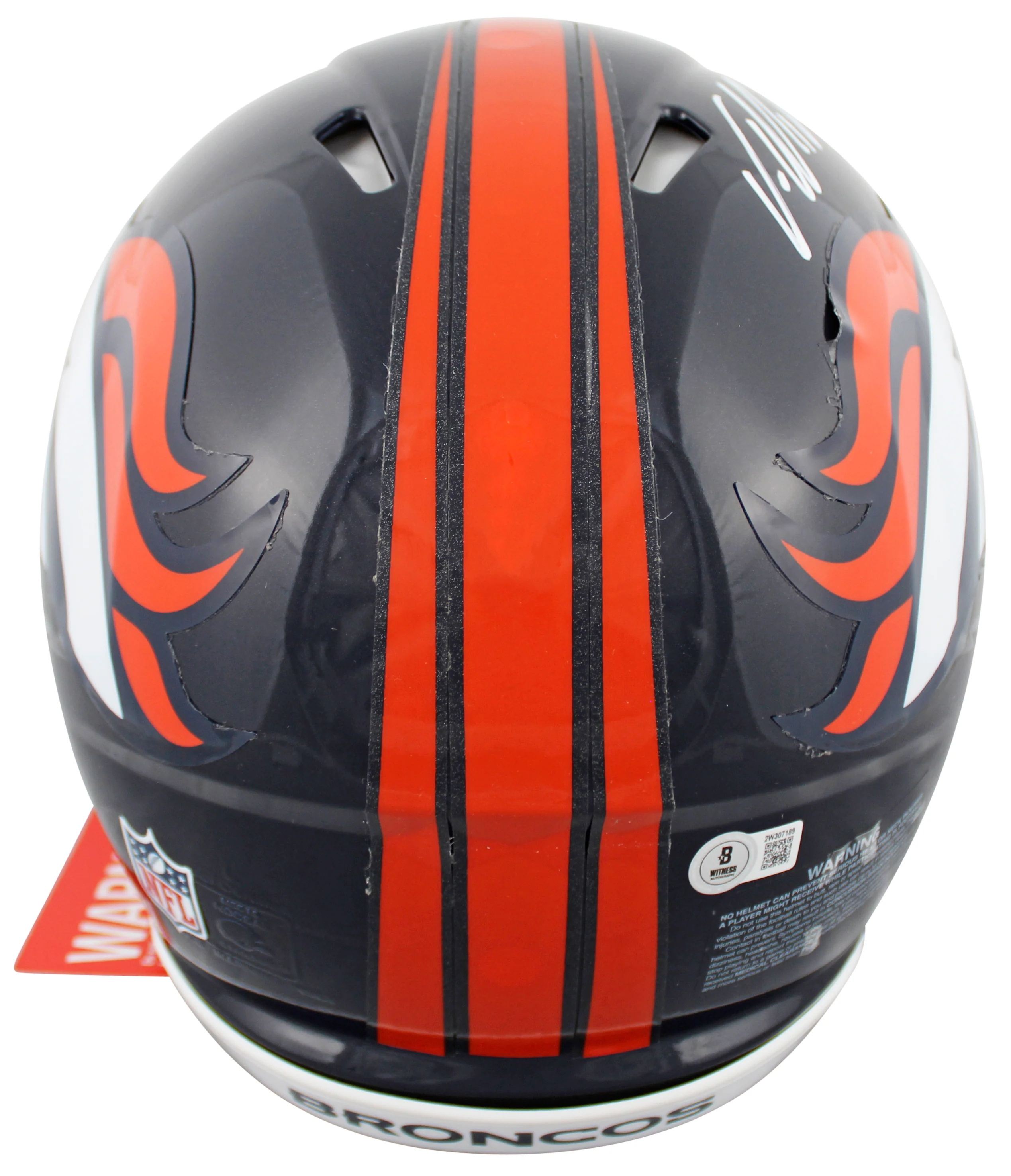 Broncos Von Miller Signed Full Size Speed Proline Helmet W/ Case BAS Witnessed - Image 4