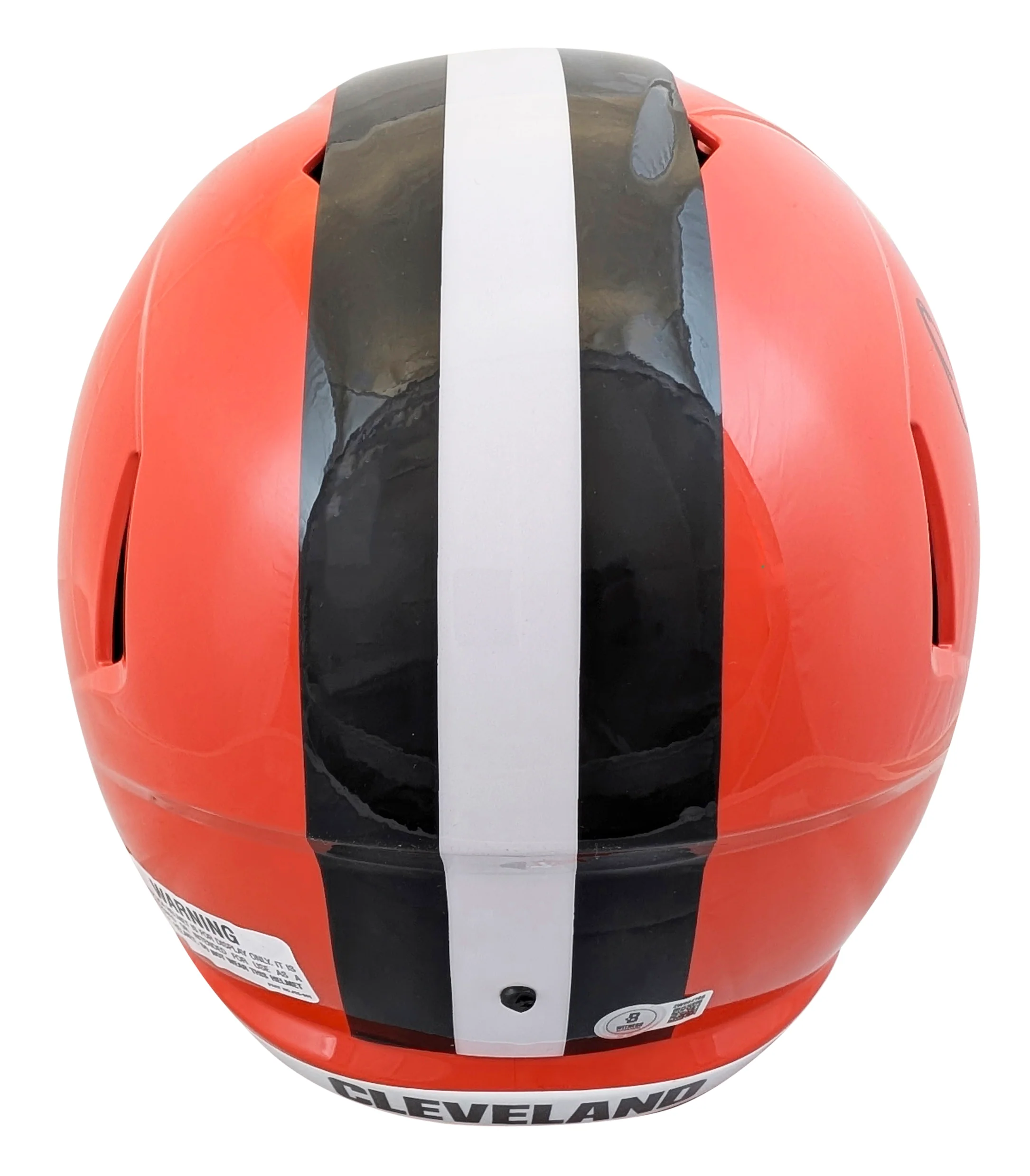 Browns Ozzie Newsome "HOF 99" Signed 2024 F/S Speed Rep Helmet W/ Case BAS Wit - Image 4
