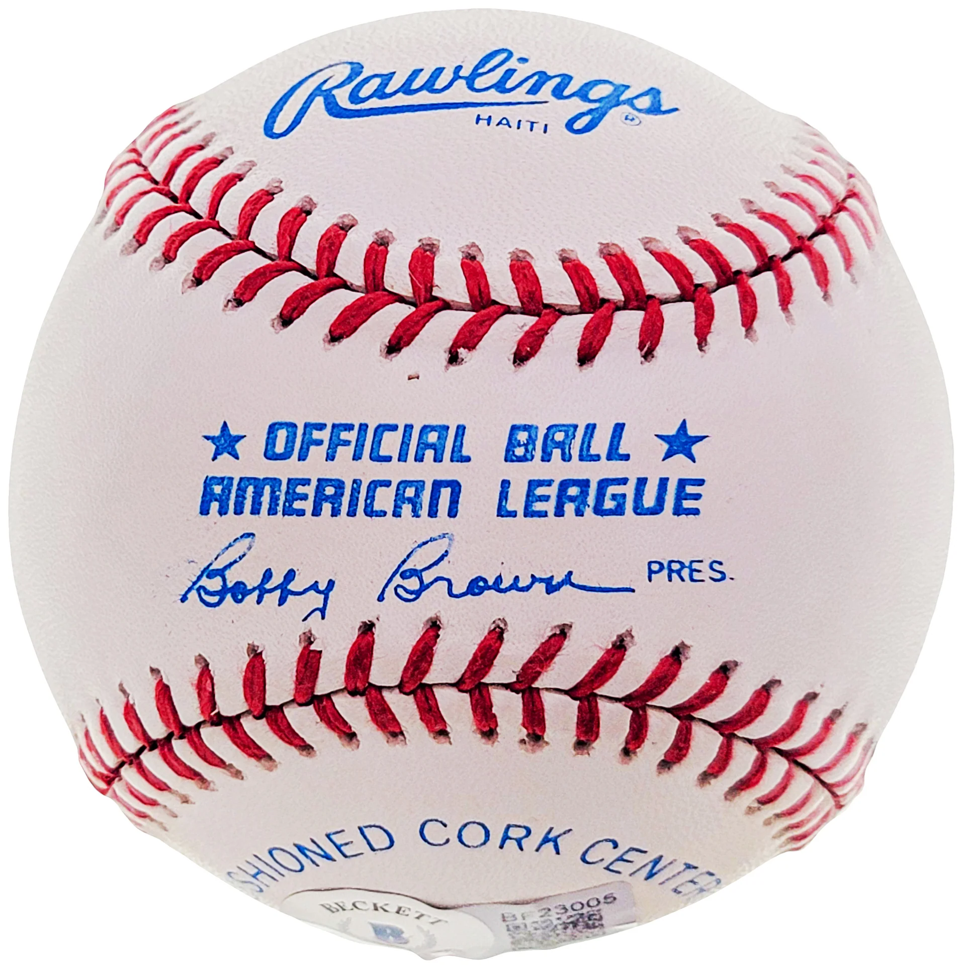 Bruce Hornsby Autographed Official AL Baseball Singer Beckett BAS #BF23005 - Image 2