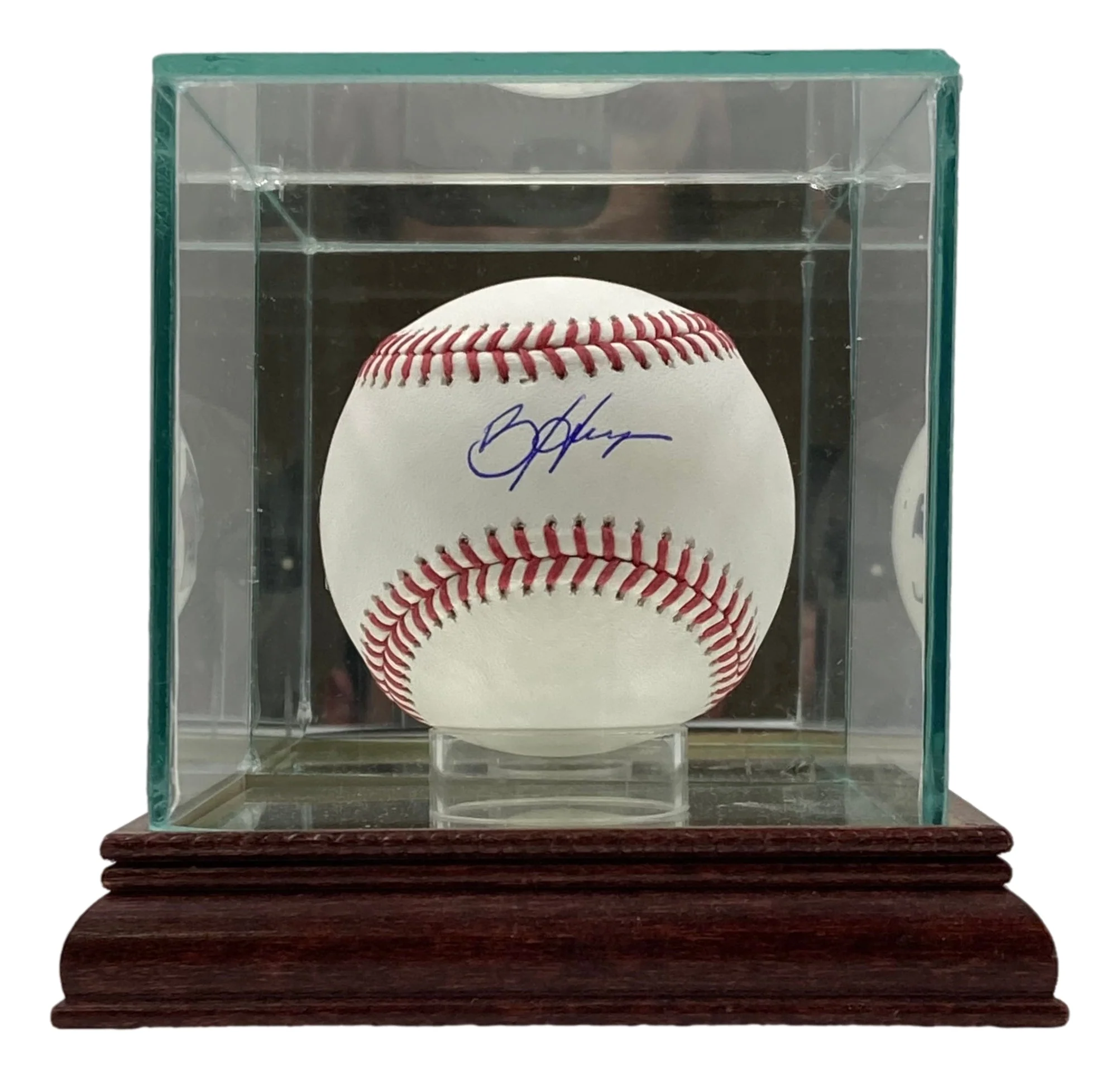 Bryce Harper Philadelphia Phillies Signed Official MLB Baseball w/ Case Fanatics