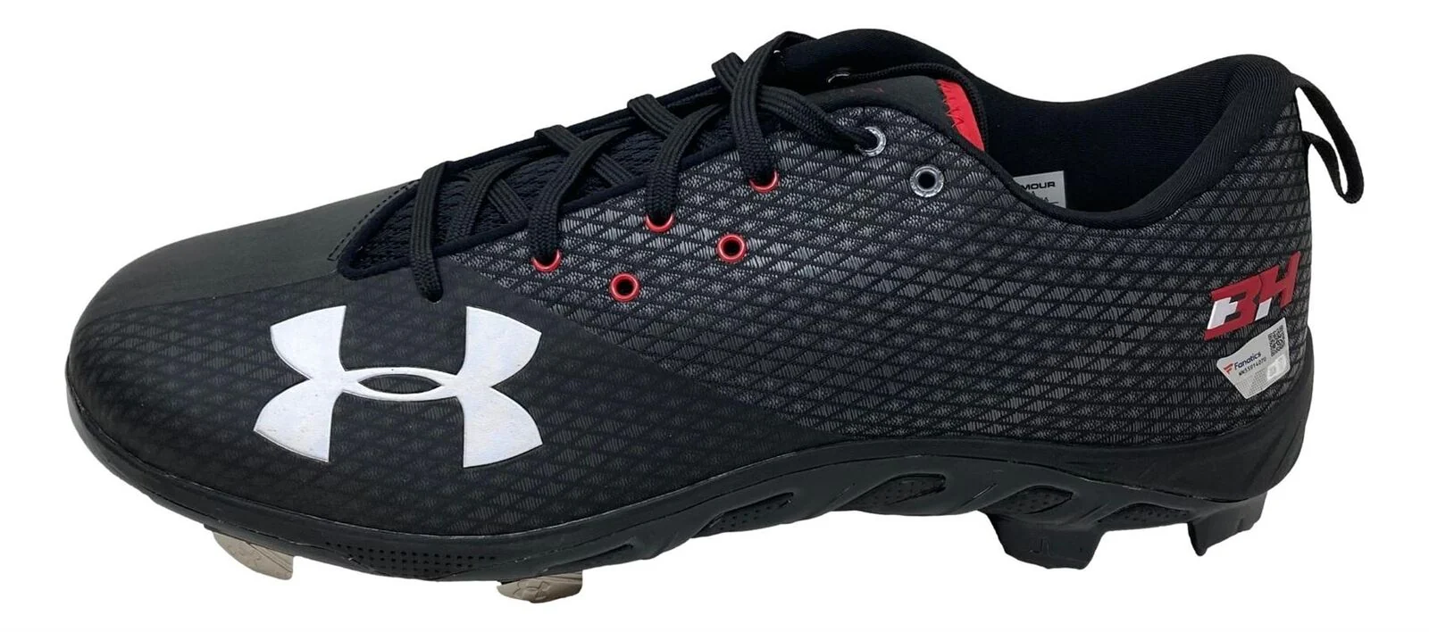 Bryce Harper Signed Pair of Game Issued Phillies UA Pair of Cleats 3 Fanatics - Image 5