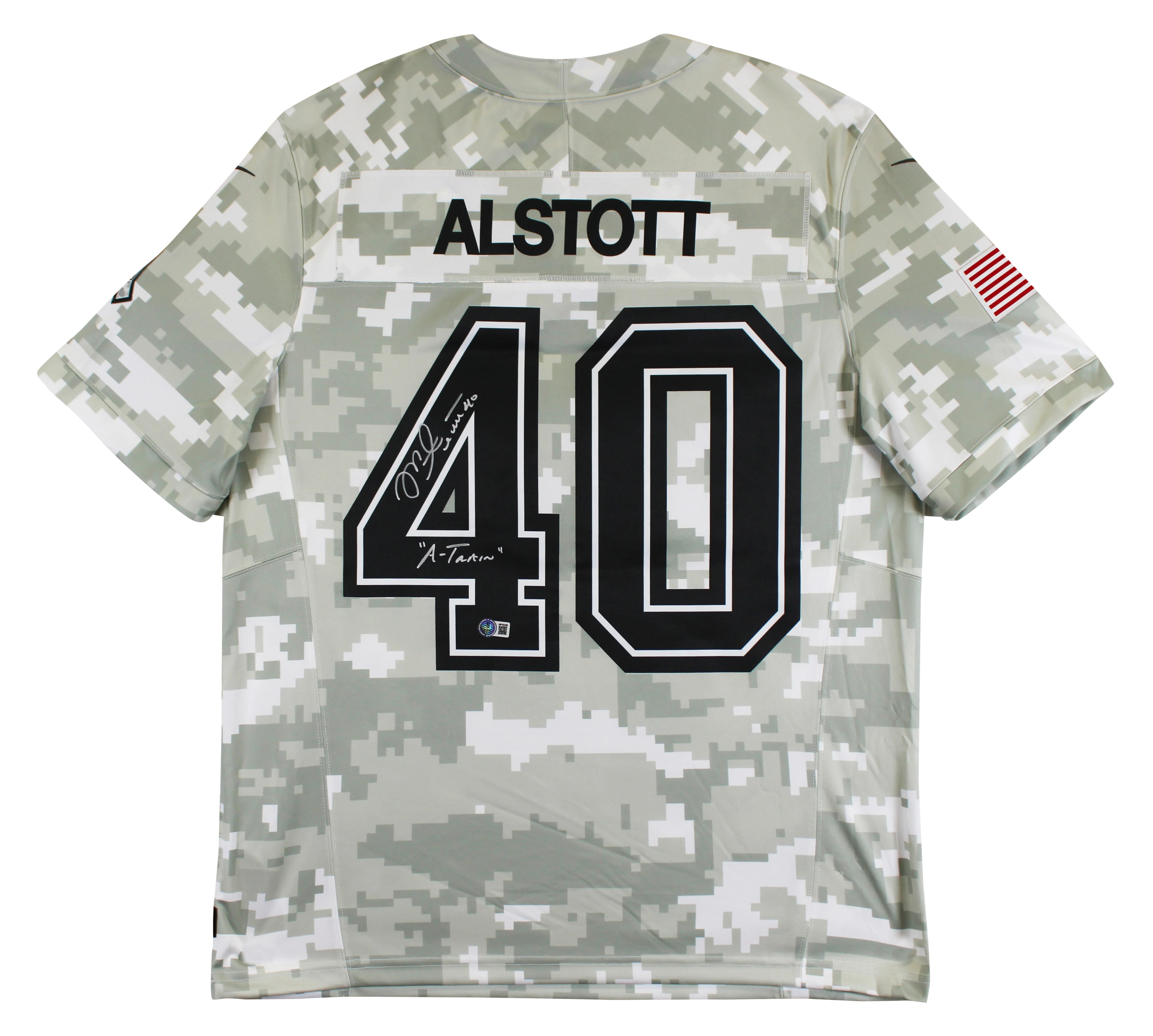 Buccaneers Mike Alstott "A-Train" Signed 2024 STS Nike Limited Jersey BAS Wit - Image 3
