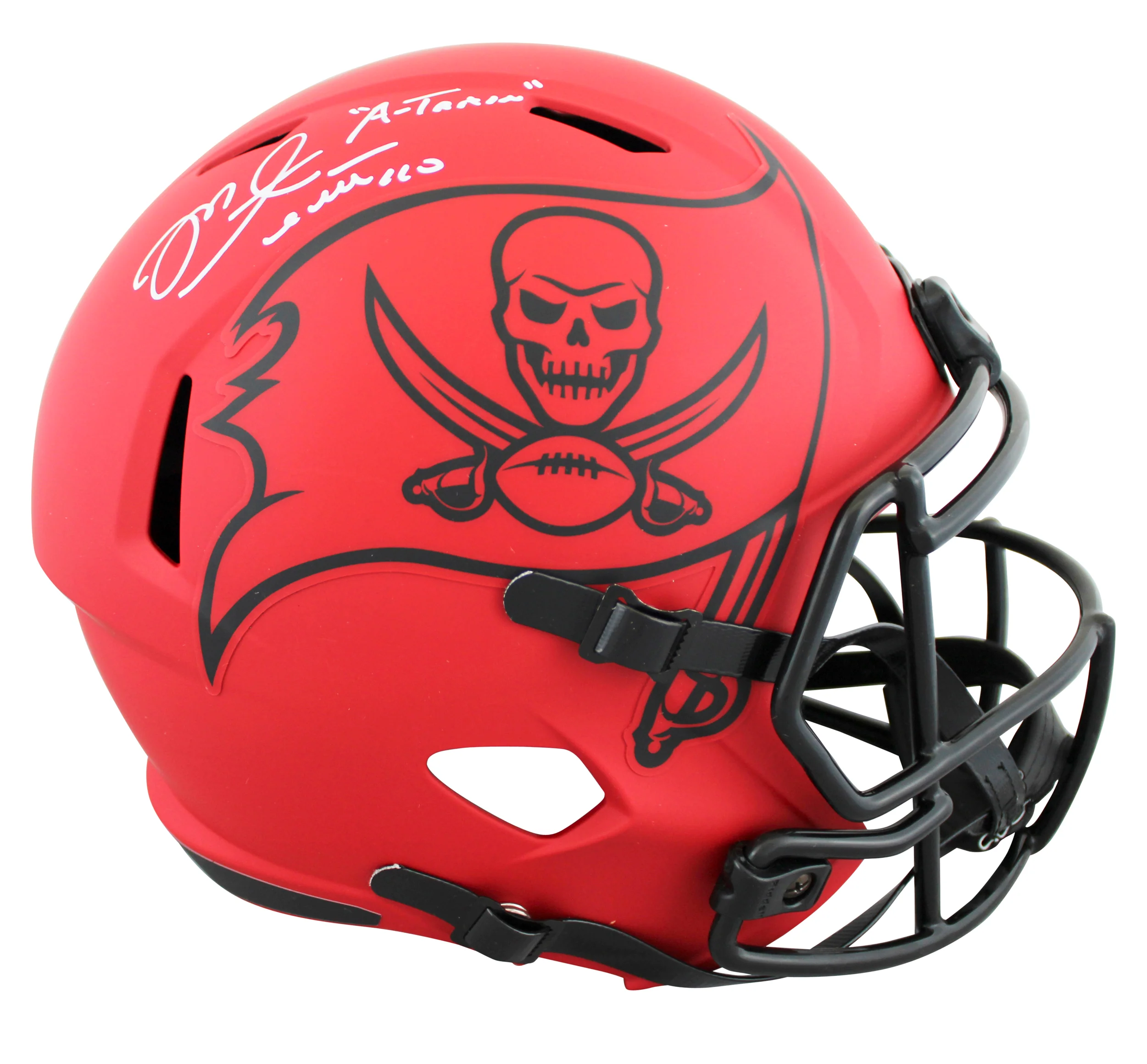 Buccaneers Mike Alstott "A-Train" Signed Rave F/S Speed Rep Helmet W/ Case BAS W - Image 3