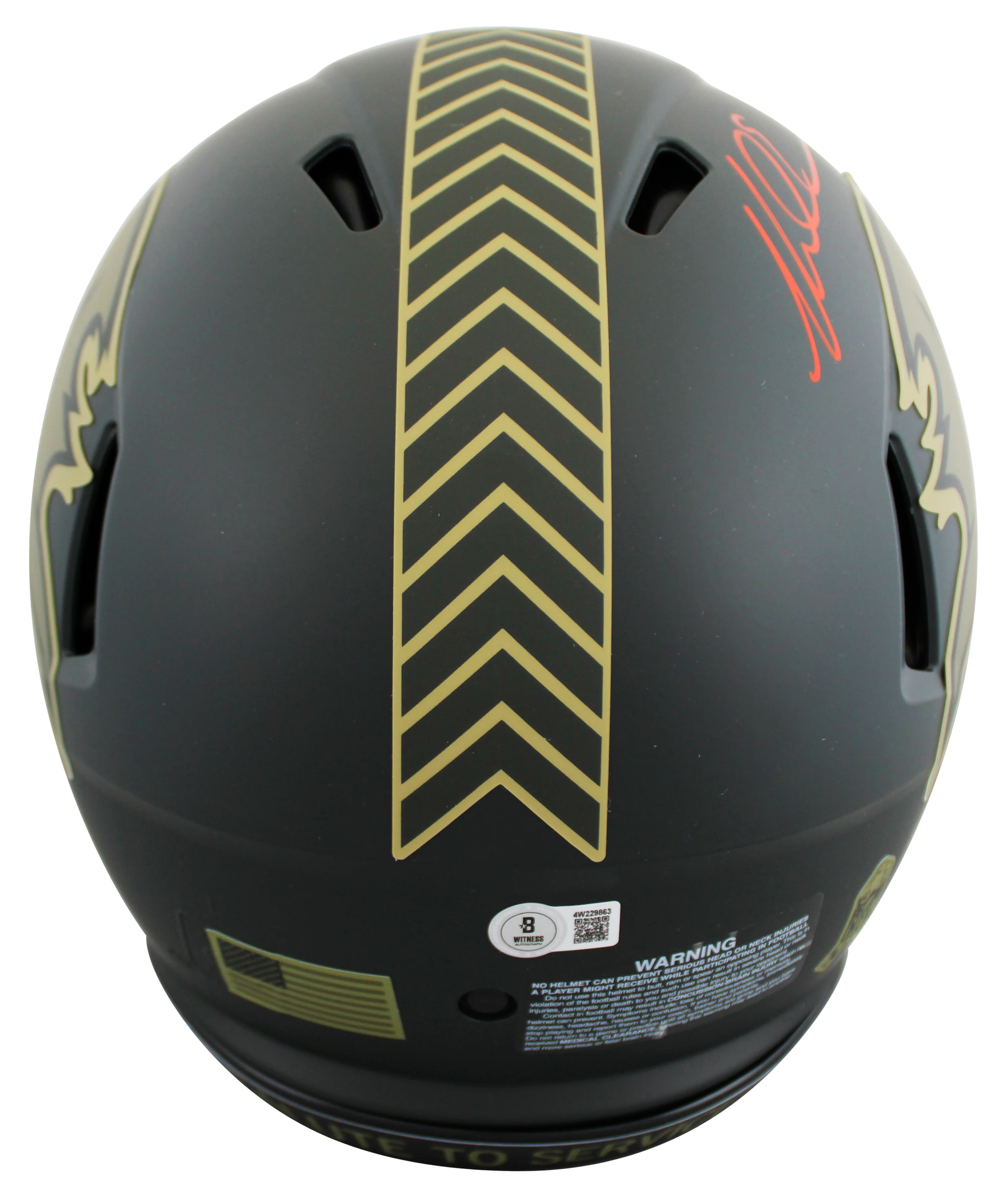 Buccaneers Mike Evans Signed STS IV Full Size Speed Proline Helmet BAS Witnessed - Image 3