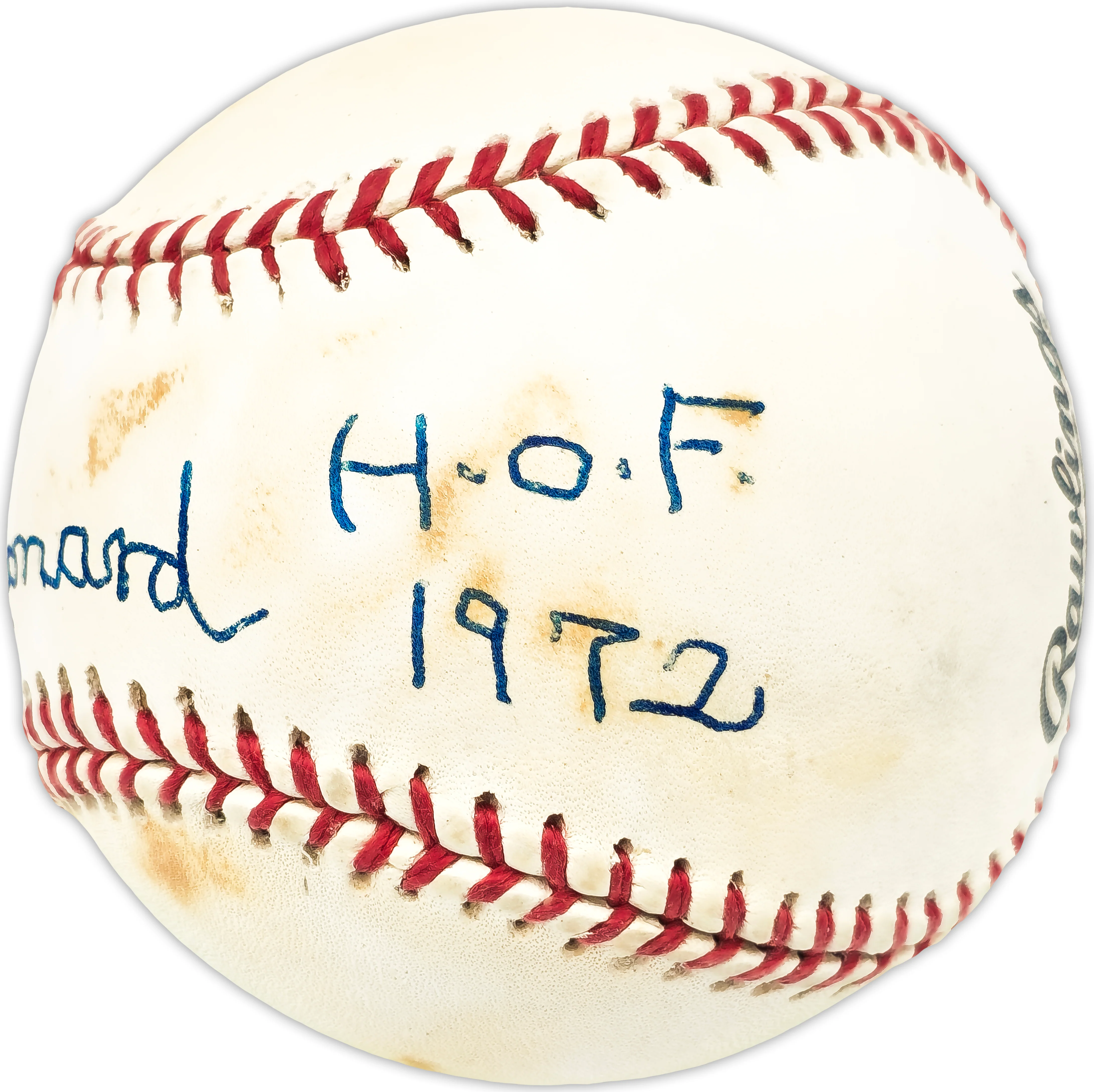 Buck Leonard Autographed Official NL Baseball Negro Leagues "HOF 1972" JSA #AA59972 - Image 2