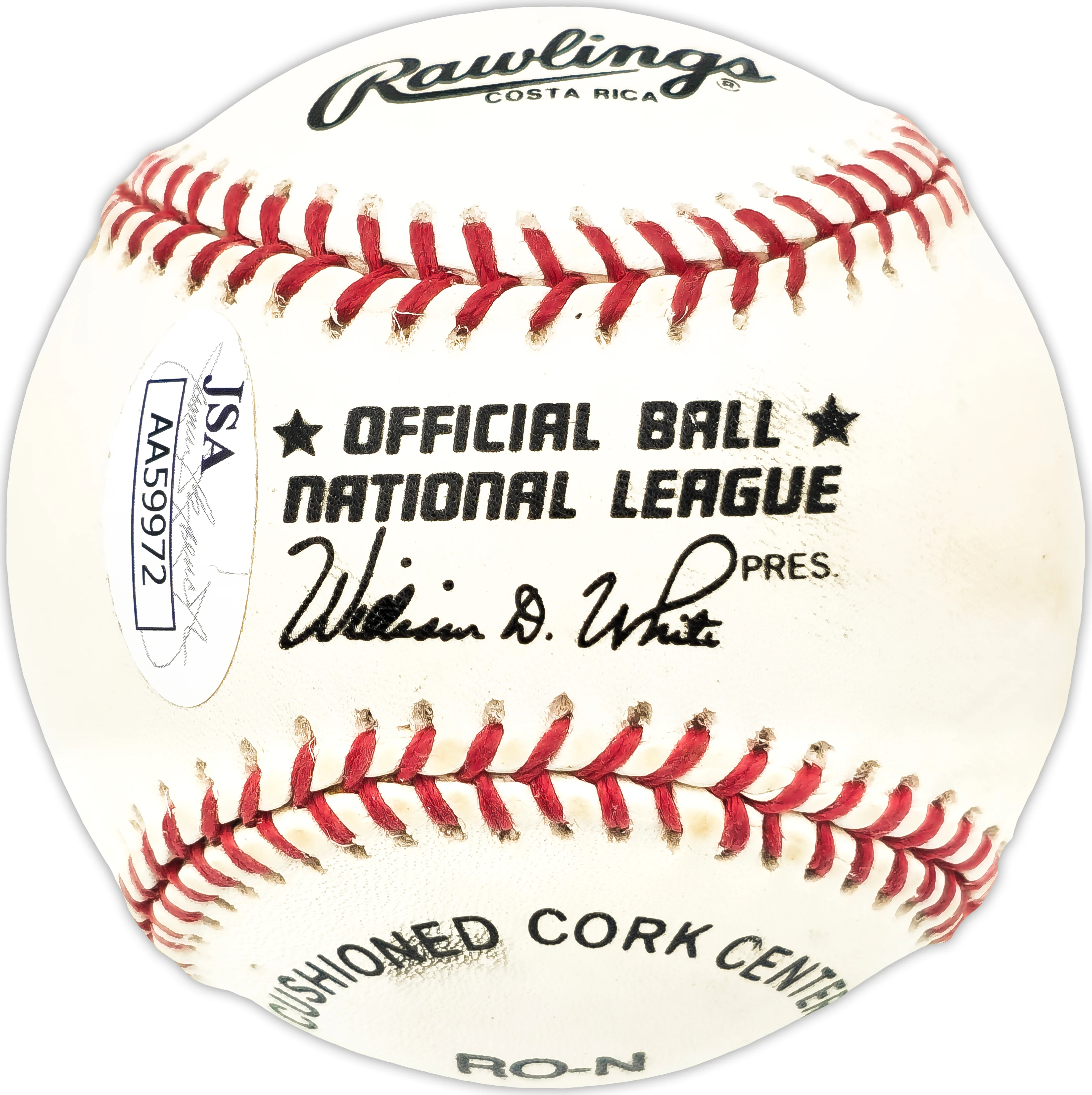 Buck Leonard Autographed Official NL Baseball Negro Leagues "HOF 1972" JSA #AA59972 - Image 3