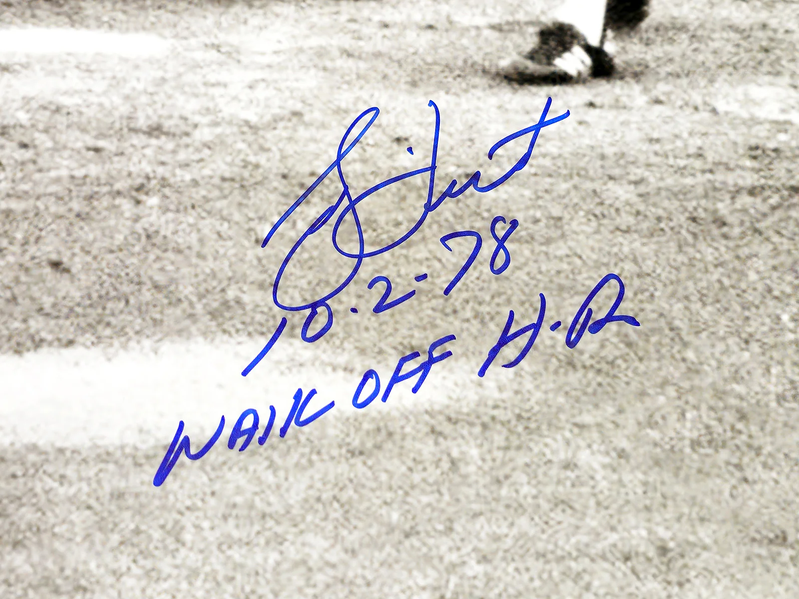 Bucky Dent Autographed 16x20 Photo New York Yankees "10-2-78 Walk Off HR" Beckett BAS Witness Stock #212202 - Image 2