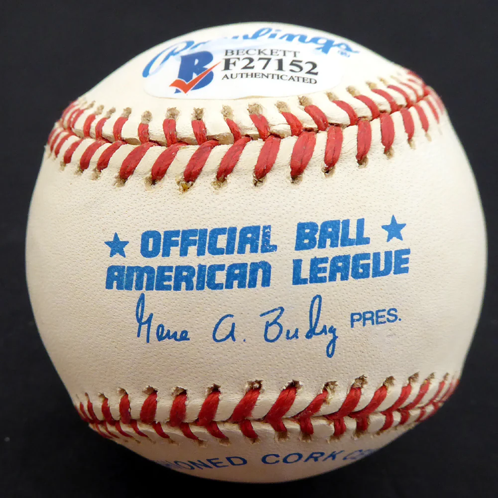 Bud Metheny Autographed Official AL Baseball New York Yankees "#3" Beckett BAS #F27152 - Image 2