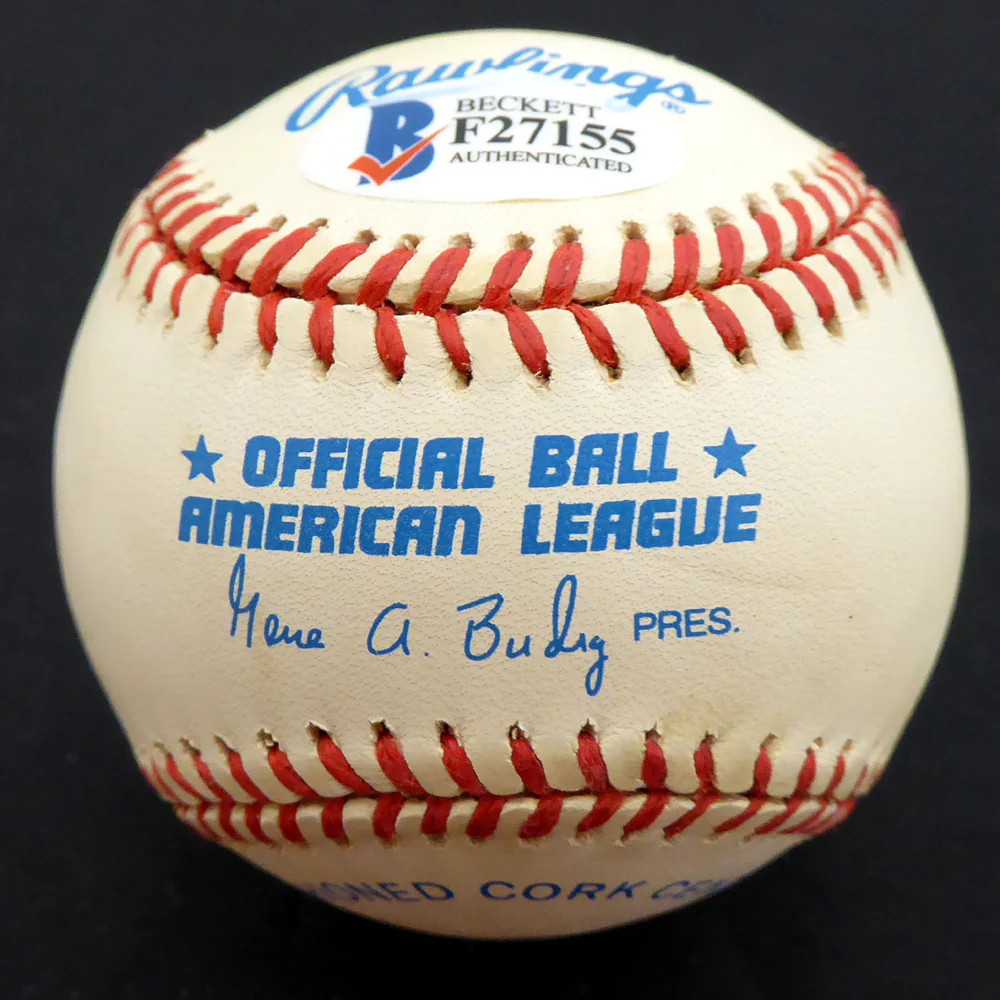 Bud Metheny Autographed Official AL Baseball New York Yankees "#3" Beckett BAS #F27155 - Image 2