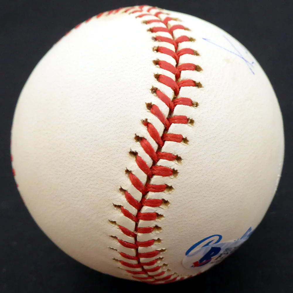 Bud Metheny Autographed Official AL Baseball New York Yankees "#3" Beckett BAS #F27157 - Image 4