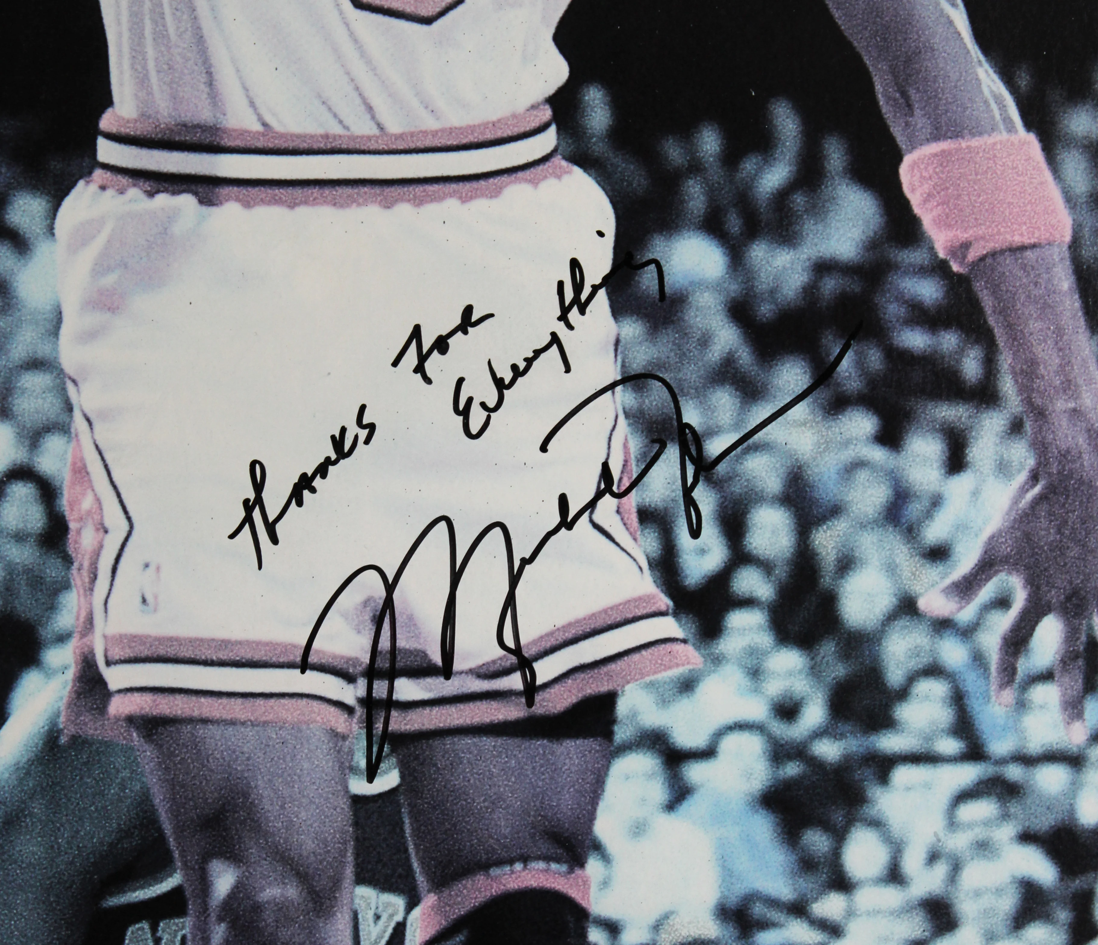 Bulls Michael Jordan Authentic Signed 24x36 Poster Autographed BAS #AE64036 - Image 4