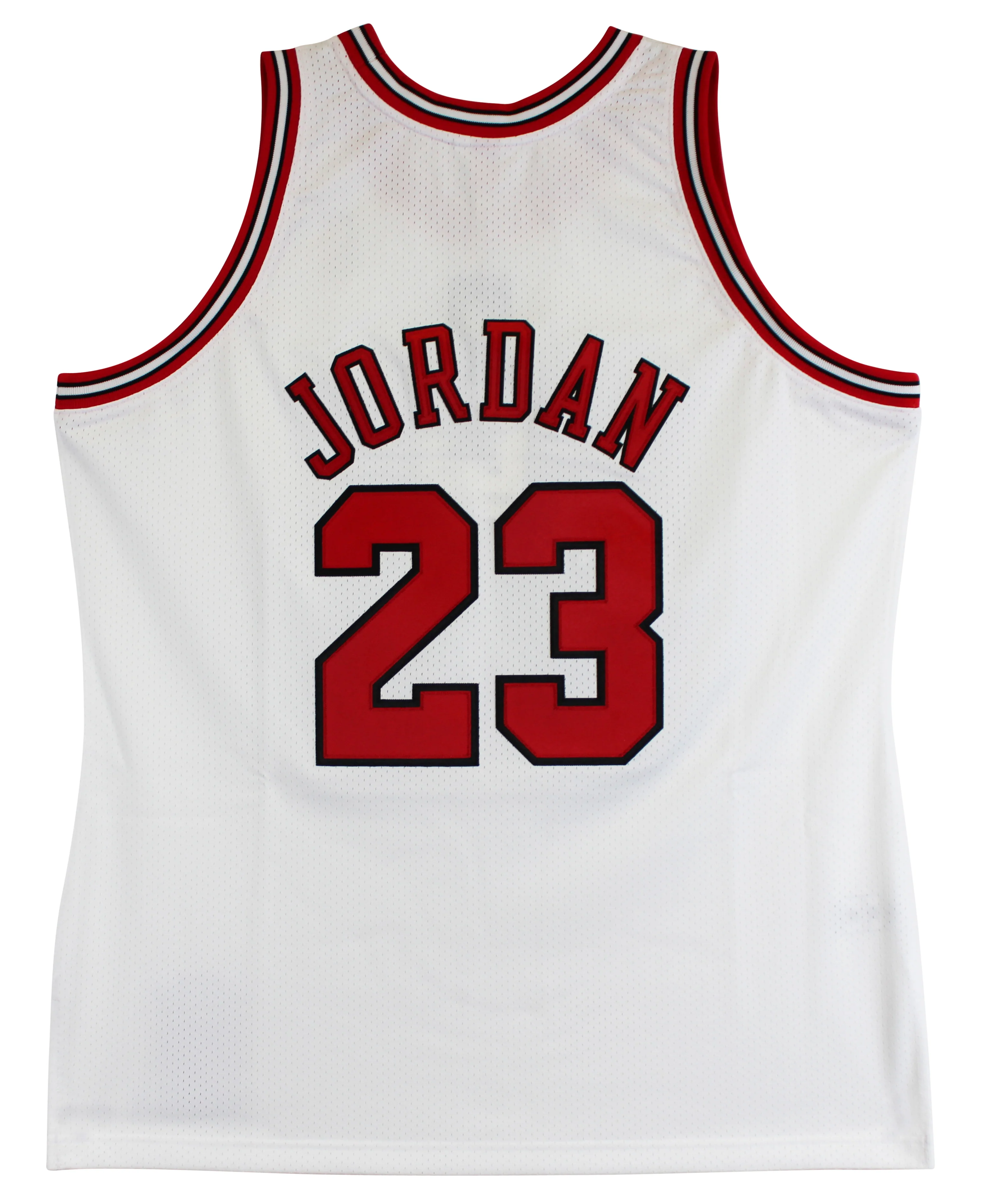 Bulls Michael Jordan Signed 97-98 White Nike HWC Authentic Framed Jersey UDA - Image 7