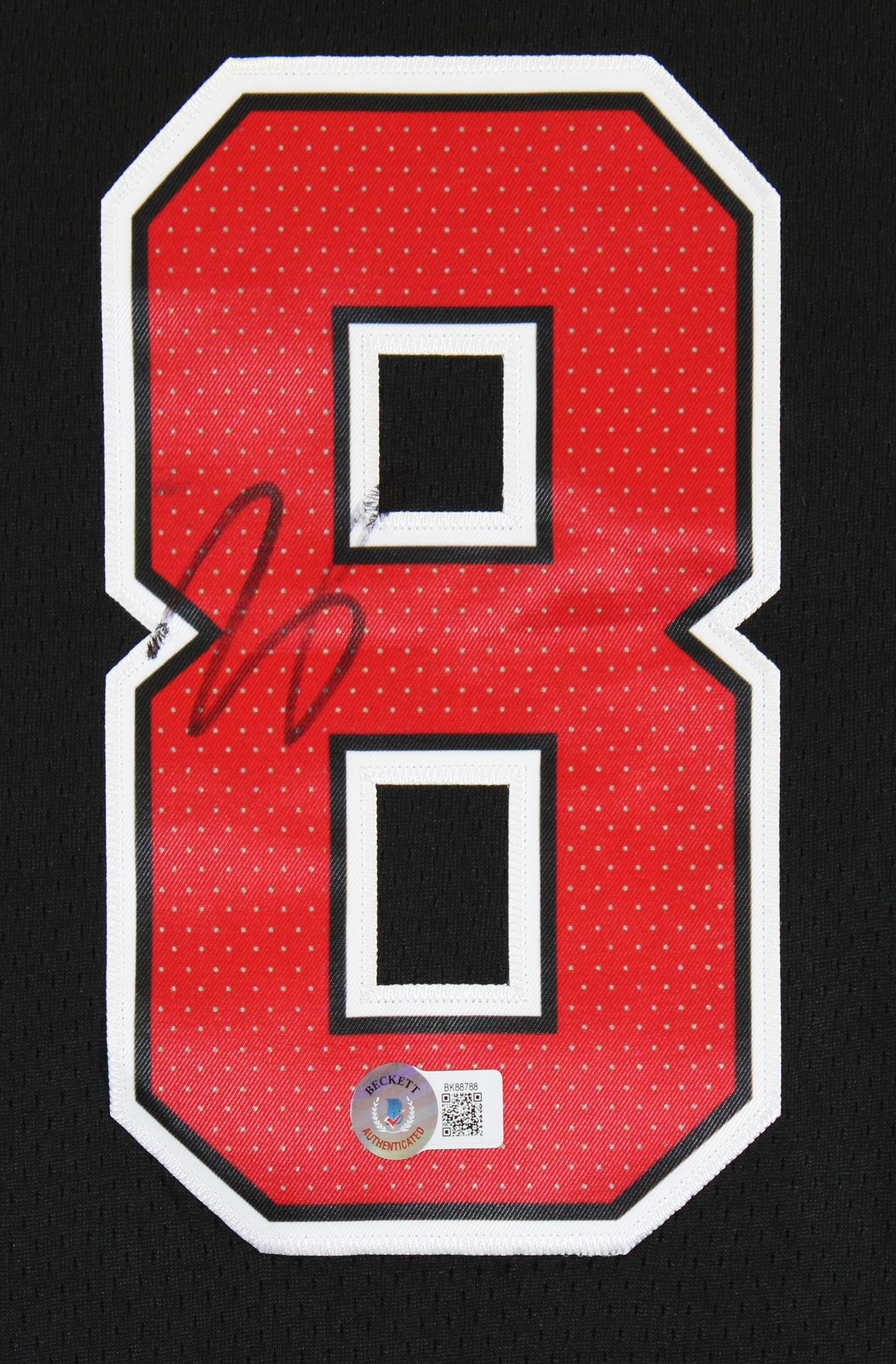 Bulls Zach LaVine Authentic Signed Black Nike Swingman Jersey BAS #BK88788 - Image 4