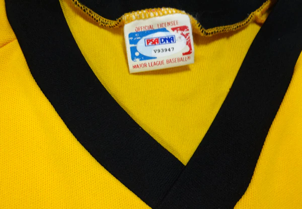 Pittsburgh Pirates Burleigh Grimes Autographed Yellow Jersey PSA/DNA #V93947 - Image 5