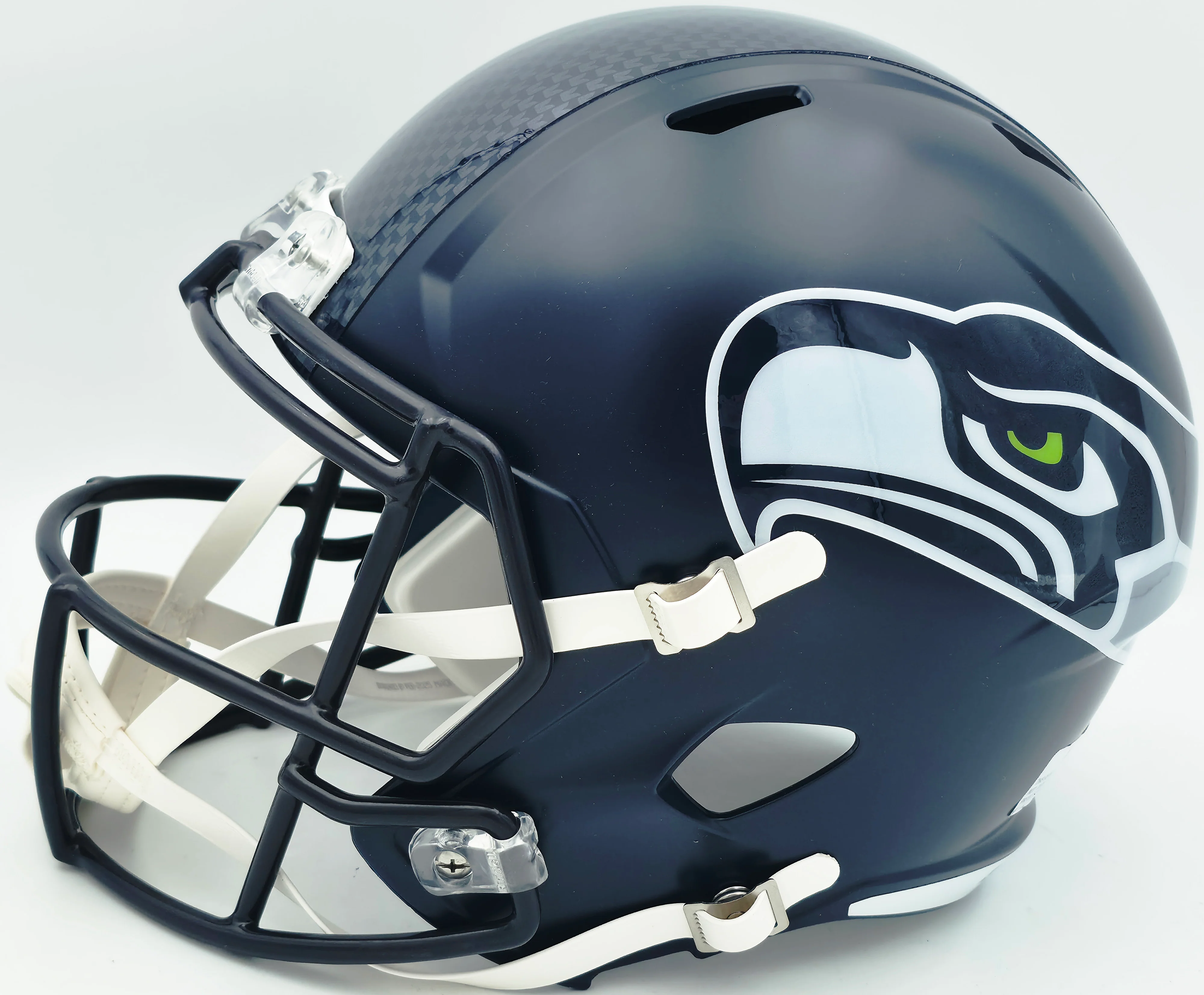 Byron Murphy II Autographed Seattle Seahawks Blue Full Size Speed Replica Helmet MCS Holo Stock #256947 - Image 5