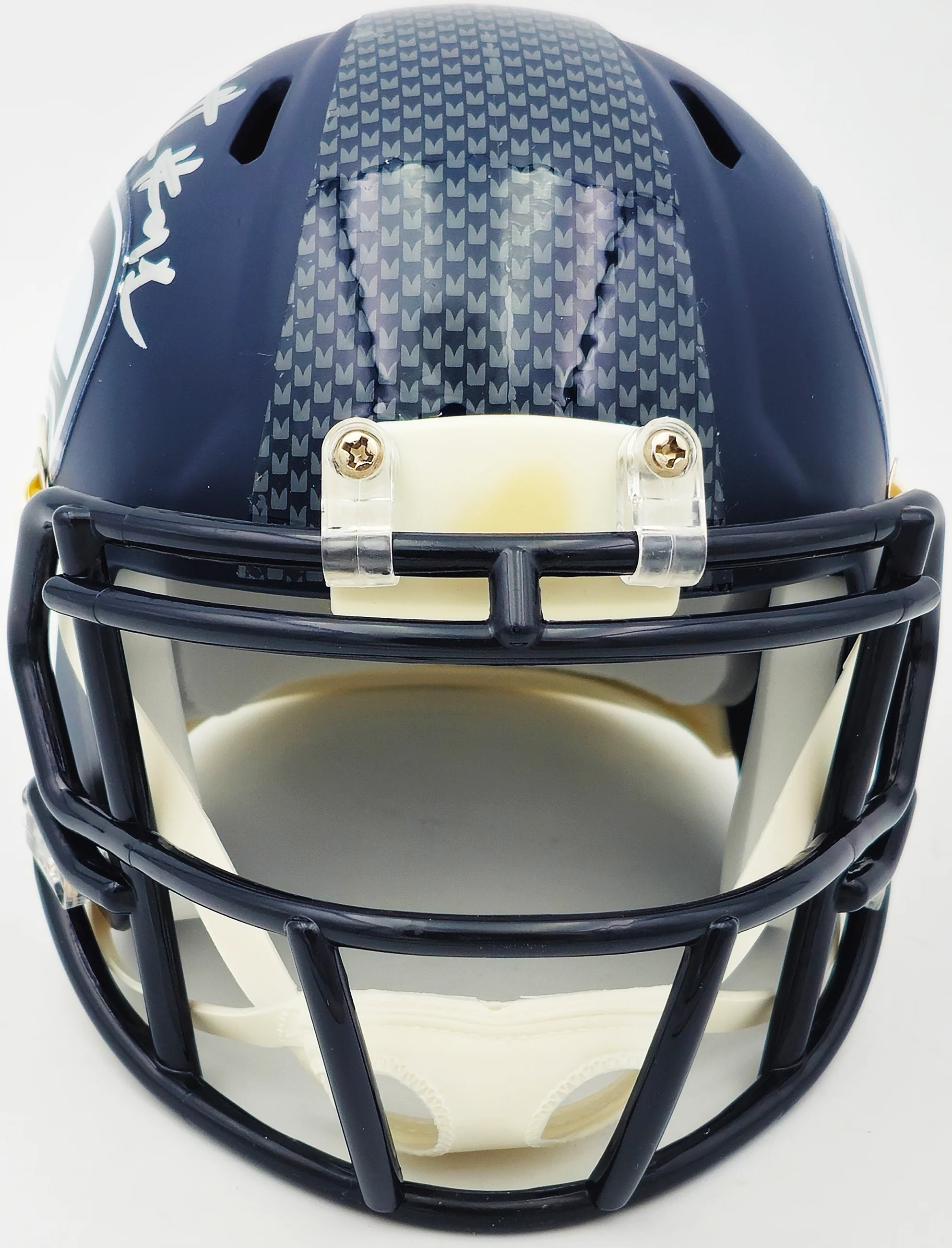 Byron Murphy II Autographed Seattle Seahawks Blue Speed Mini Helmet MCS Holo Stock #235602 - Image 3
