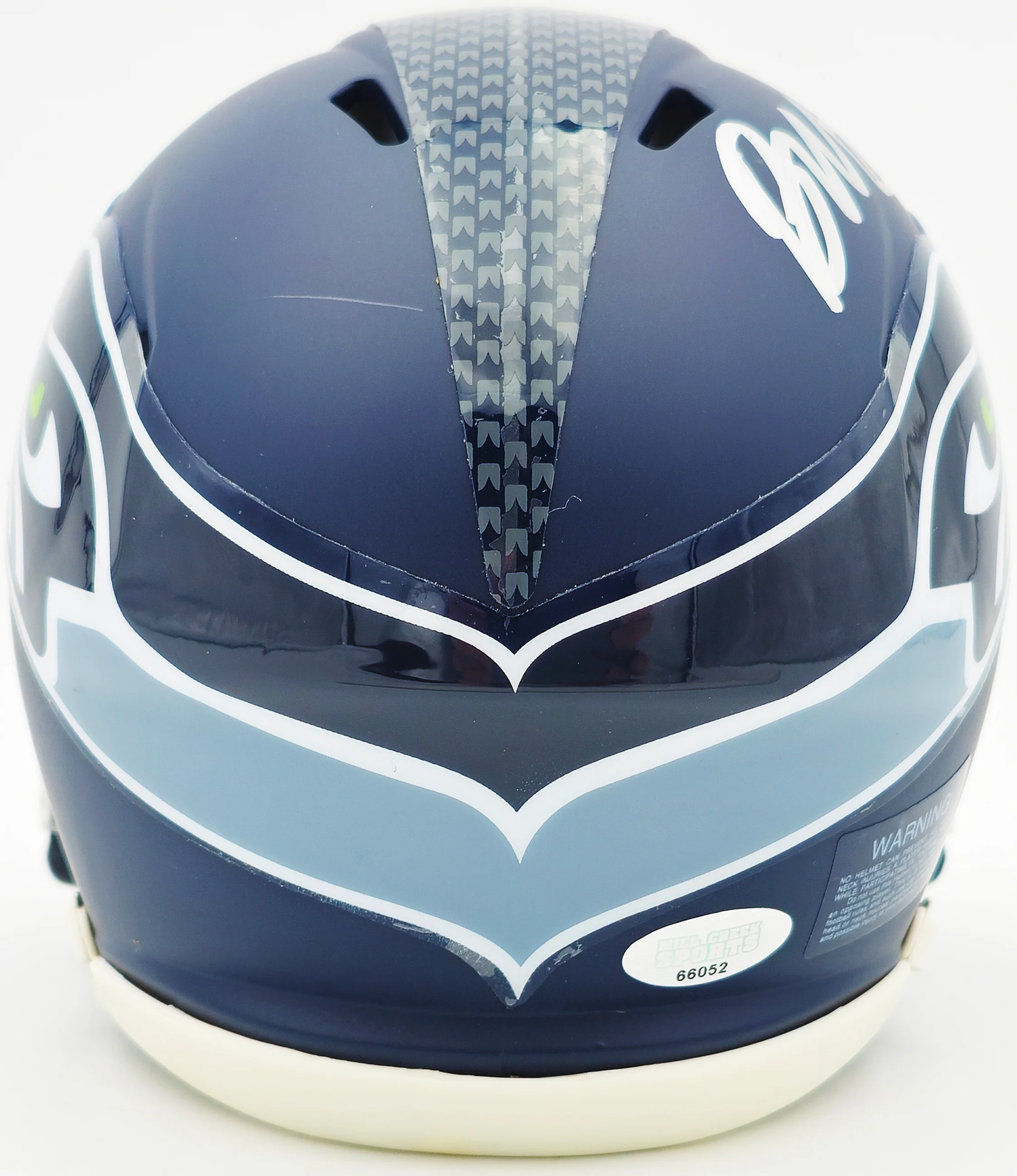 Byron Murphy II Autographed Seattle Seahawks Blue Speed Mini Helmet MCS Holo Stock #235602 - Image 4