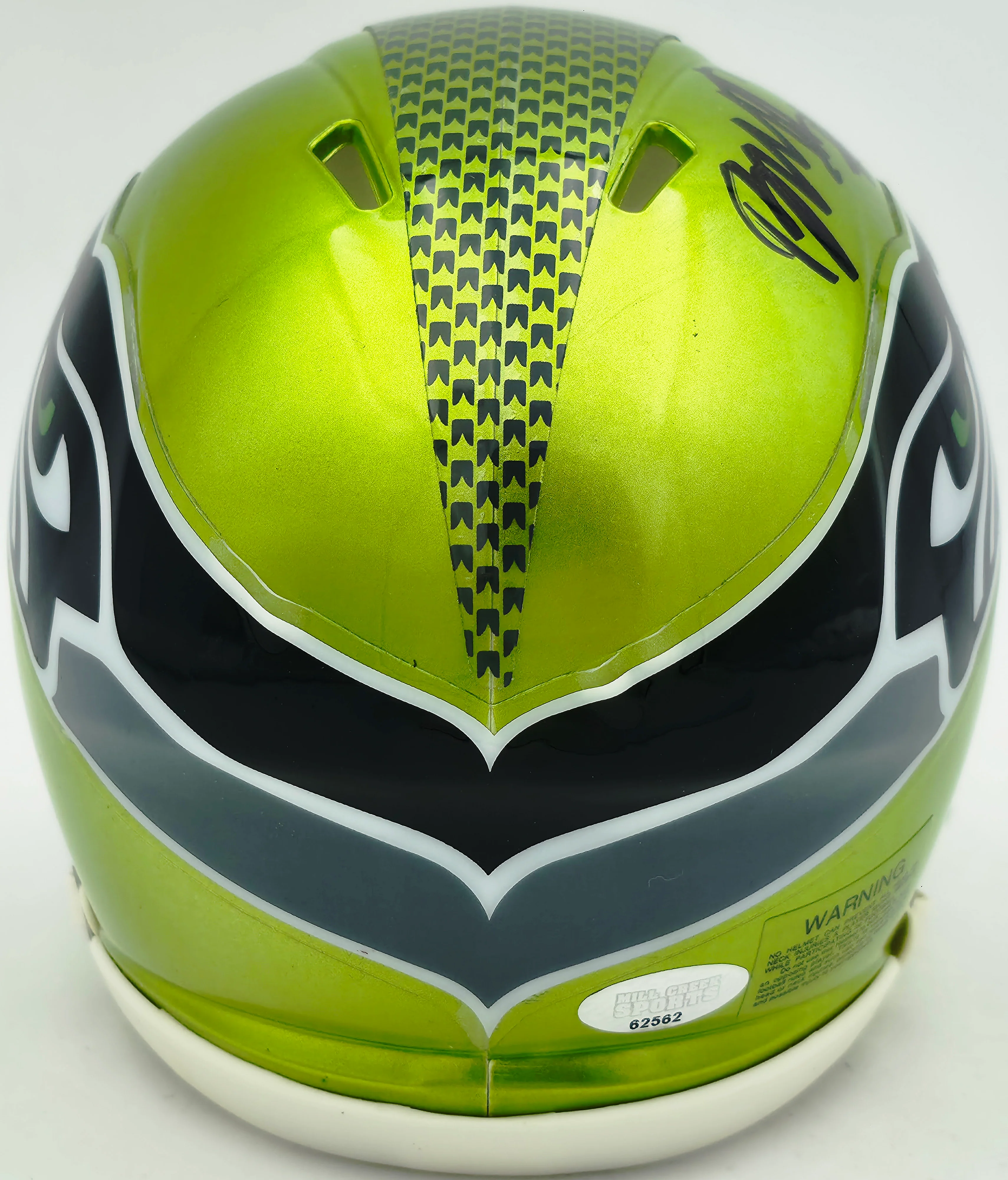 Byron Murphy II Autographed Seattle Seahawks Flash Green Speed Mini Helmet MCS Holo Stock #256971 - Image 4