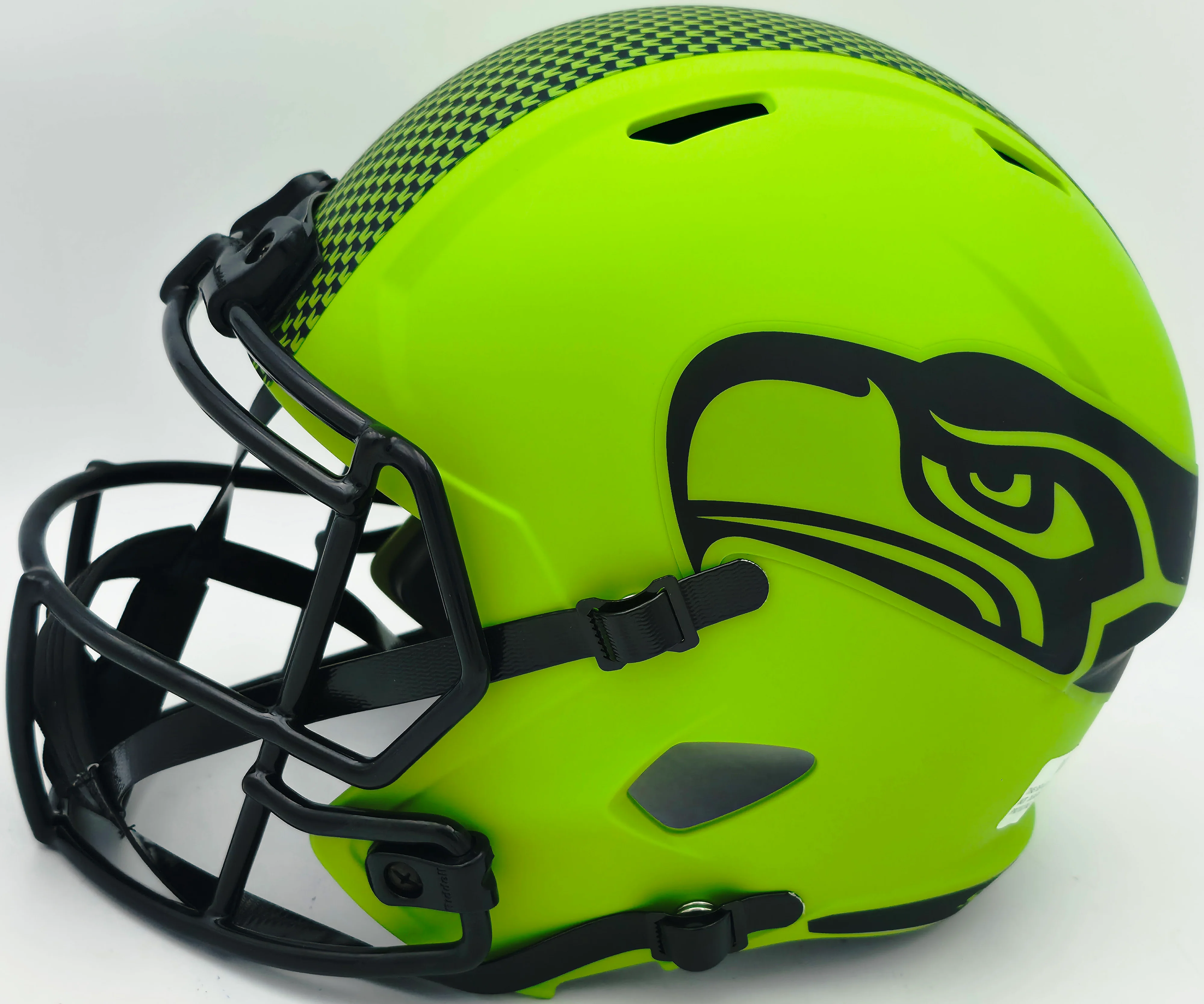 Byron Murphy II Autographed Seattle Seahawks Rave Green Full Size Speed Replica Helmet MCS Holo Stock #256948 - Image 5