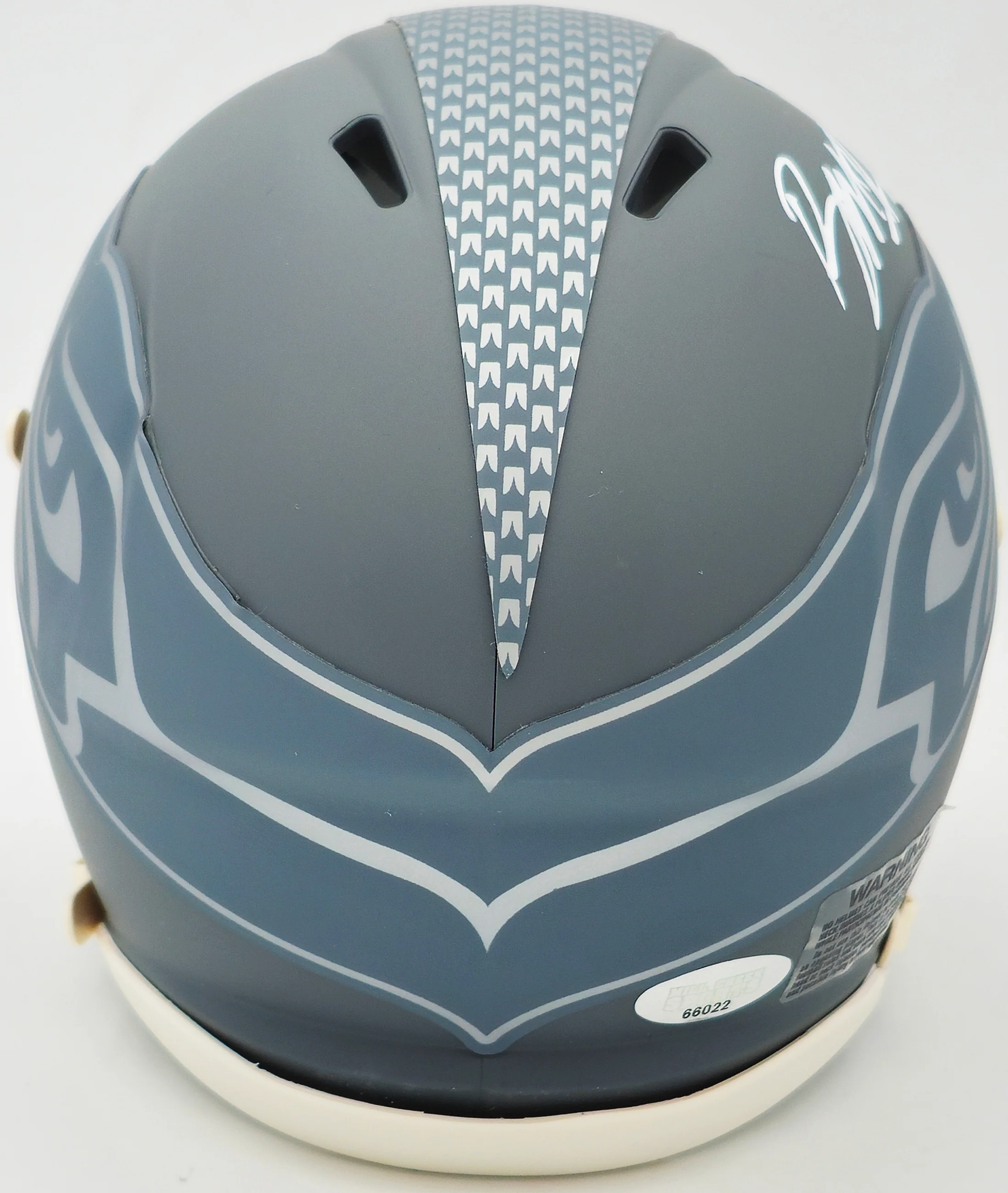 Byron Murphy II Autographed Seattle Seahawks Slate Gray Speed Mini Helmet MCS Holo Stock #235600 - Image 4