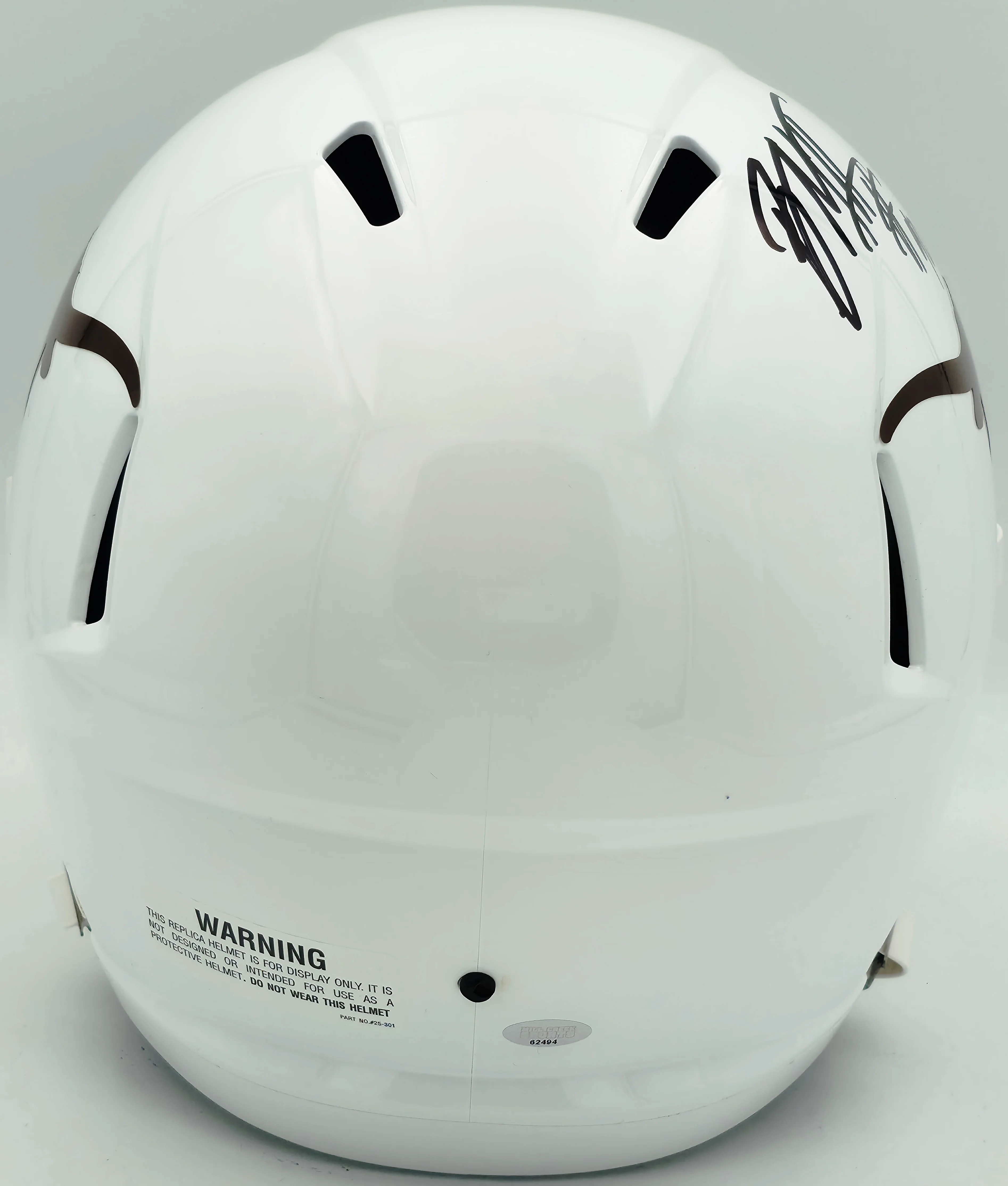 Byron Murphy II Autographed Texas Longhorns White Full Size Speed Replica Helmet MCS Holo Stock #256949 - Image 4