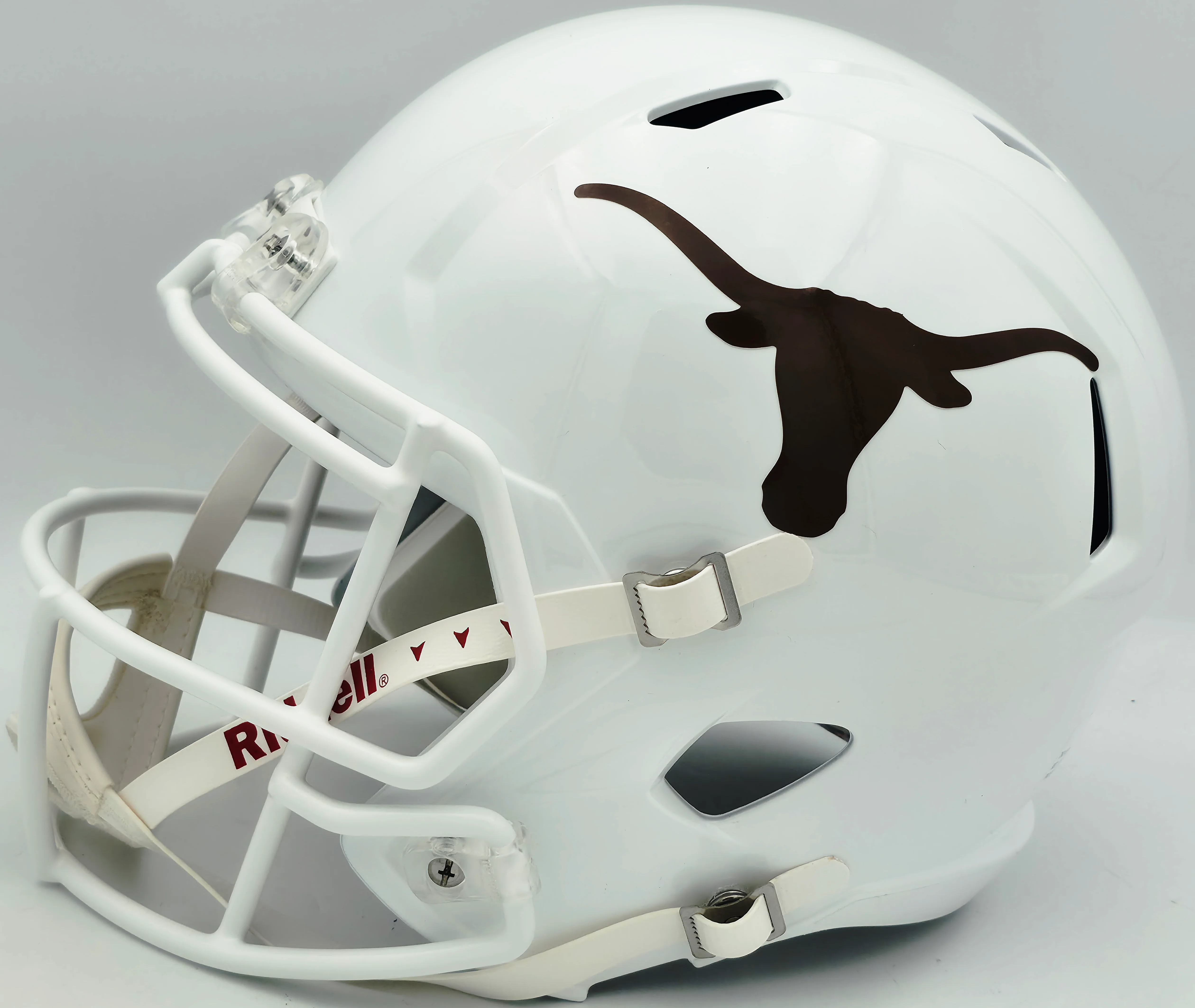 Byron Murphy II Autographed Texas Longhorns White Full Size Speed Replica Helmet MCS Holo Stock #256949 - Image 5