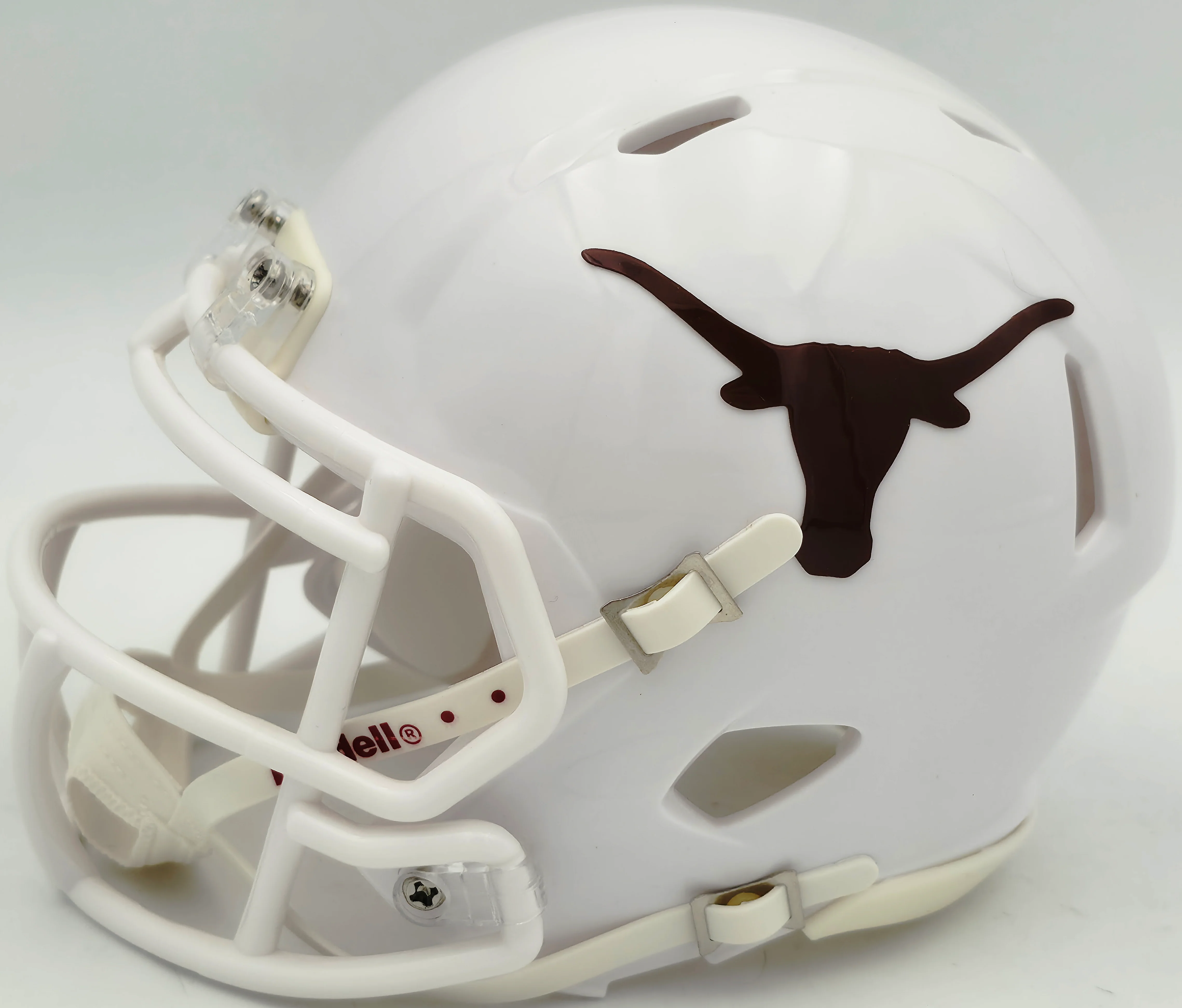 Byron Murphy II Autographed Texas Longhorns White Speed Mini Helmet MCS Holo Stock #256973 - Image 5