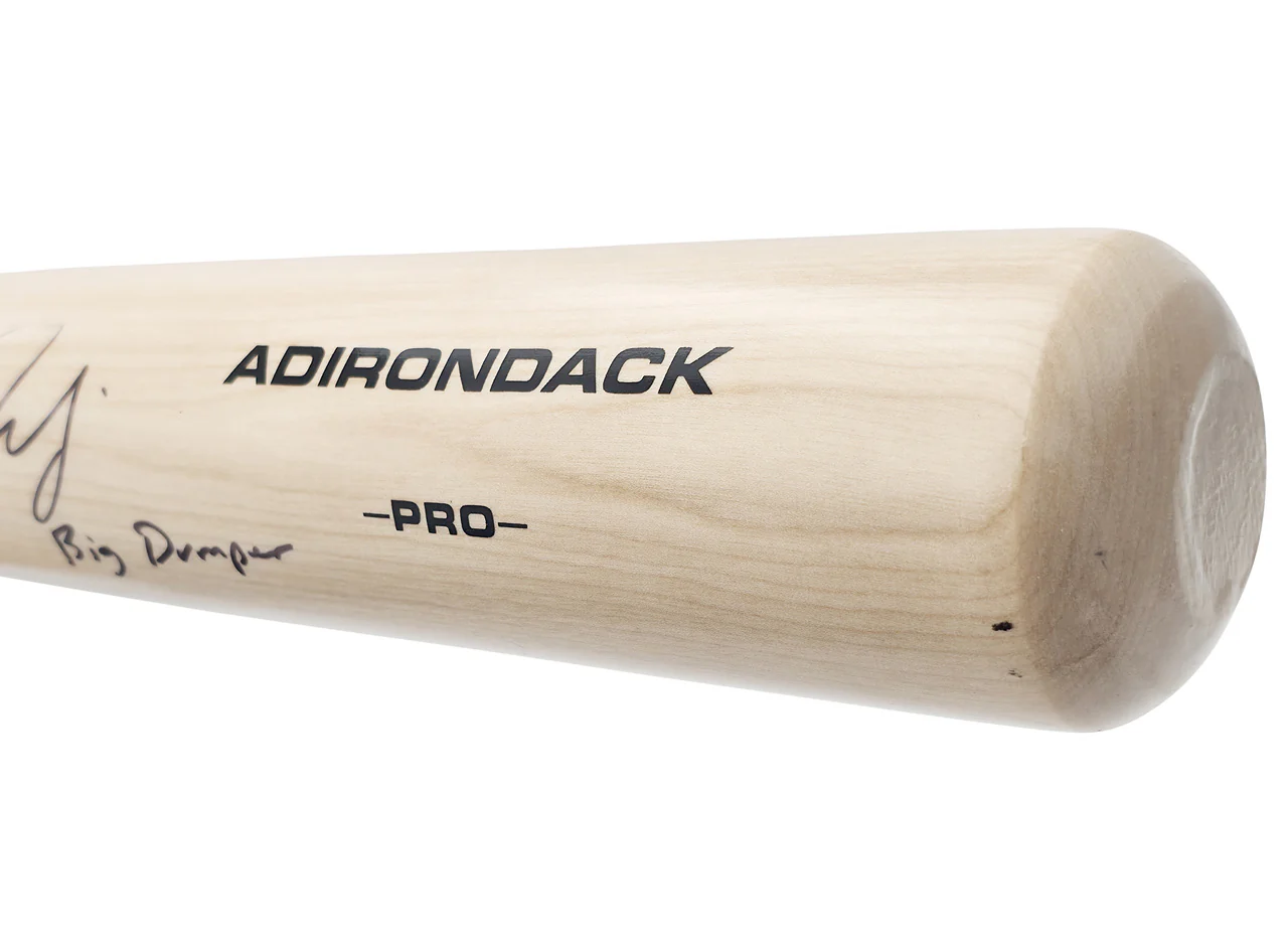 Cal Raleigh Autographed Blonde Rawlings Pro Baseball Bat Seattle Mariners "Big Dumper" Fanatics & MLB Holo Stock #241377 - Image 5