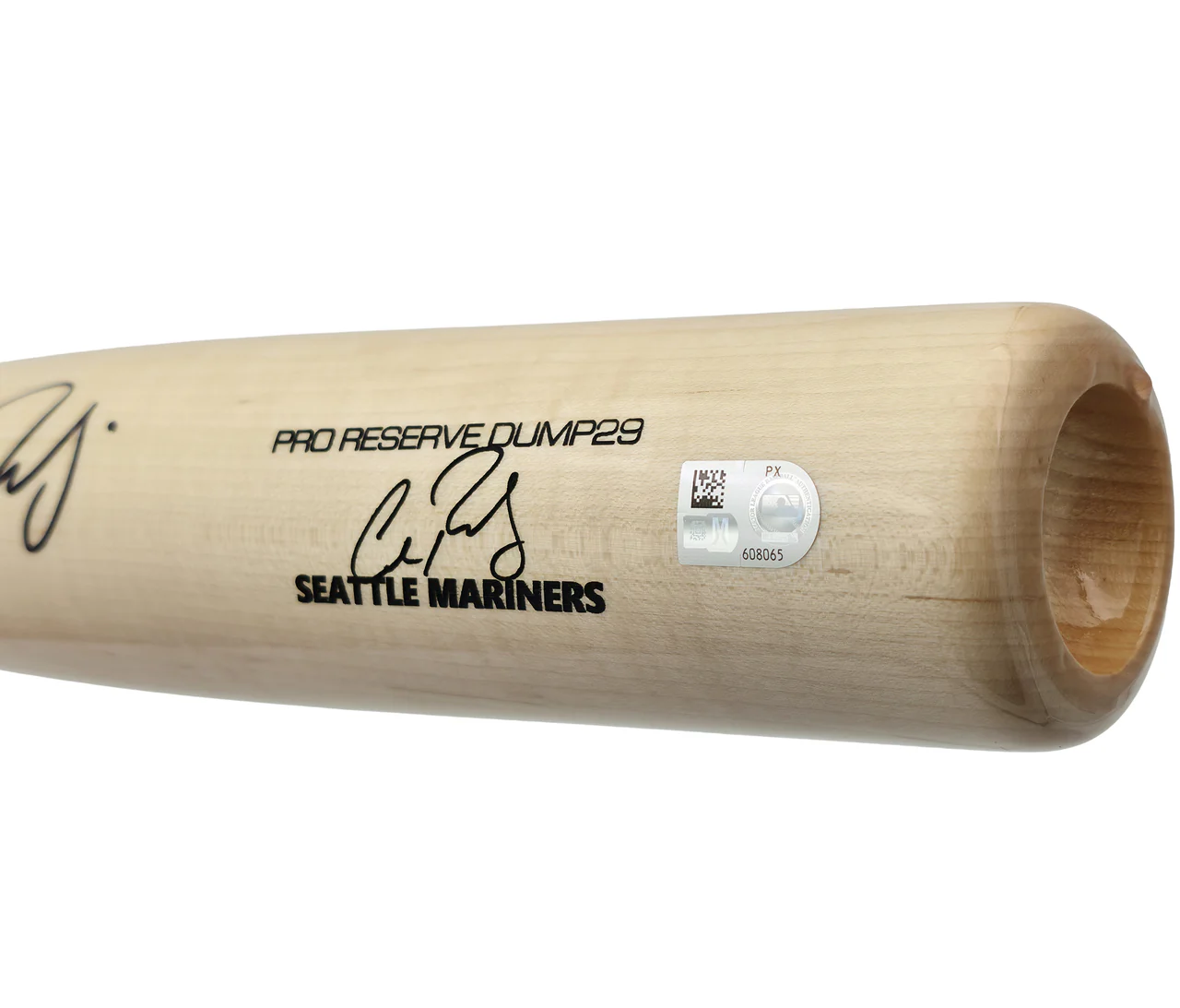Cal Raleigh Autographed Blonde Victus Player Model Torpedo Baseball Bat Seattle Mariners Fanatics & MLB Holo Stock #261869 - Image 4