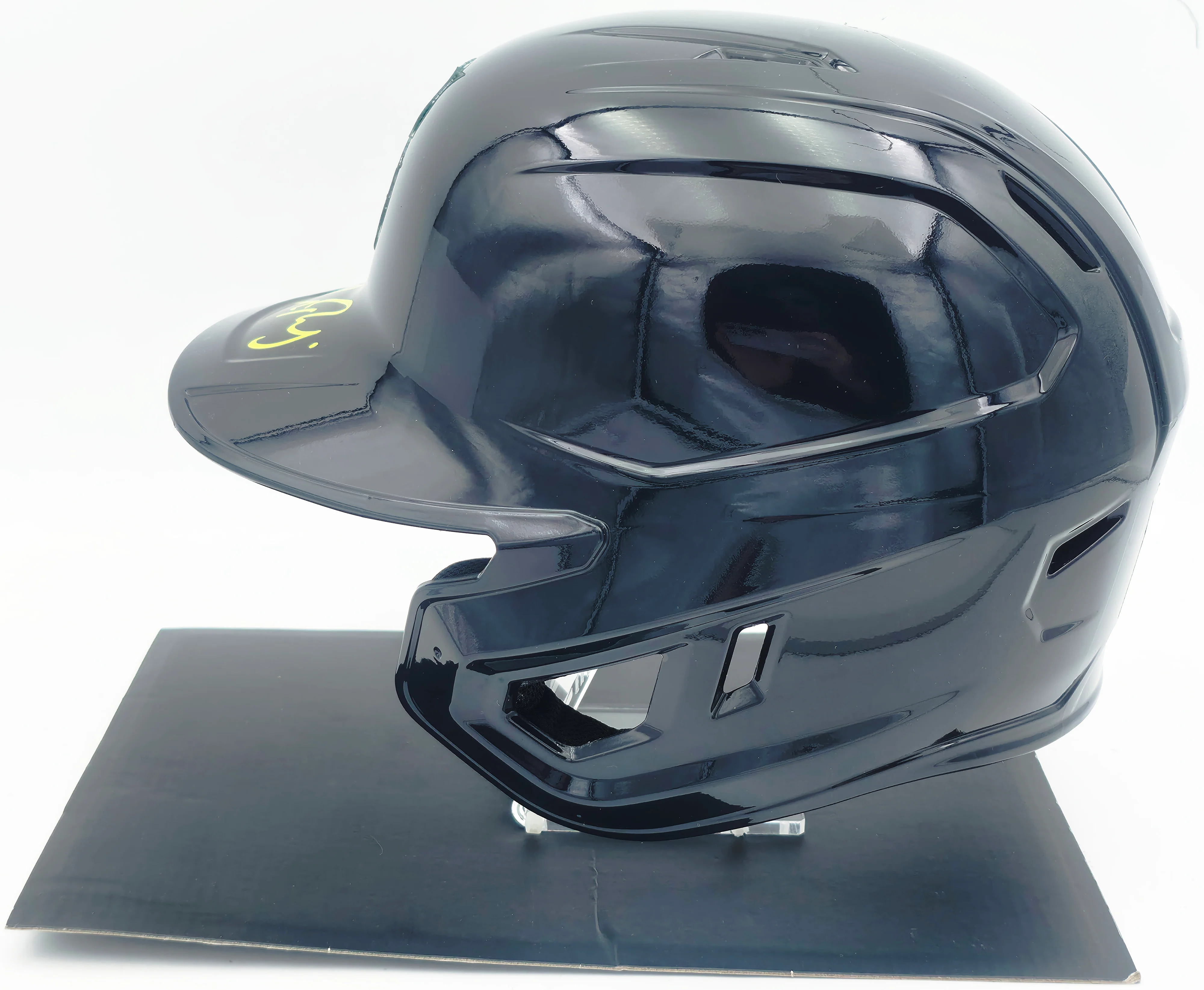 Cal Raleigh Autographed Seattle Mariners Navy Full Size Mach Pro Replica Helmet Fanatics & MLB Holo Stock #261839 - Image 3