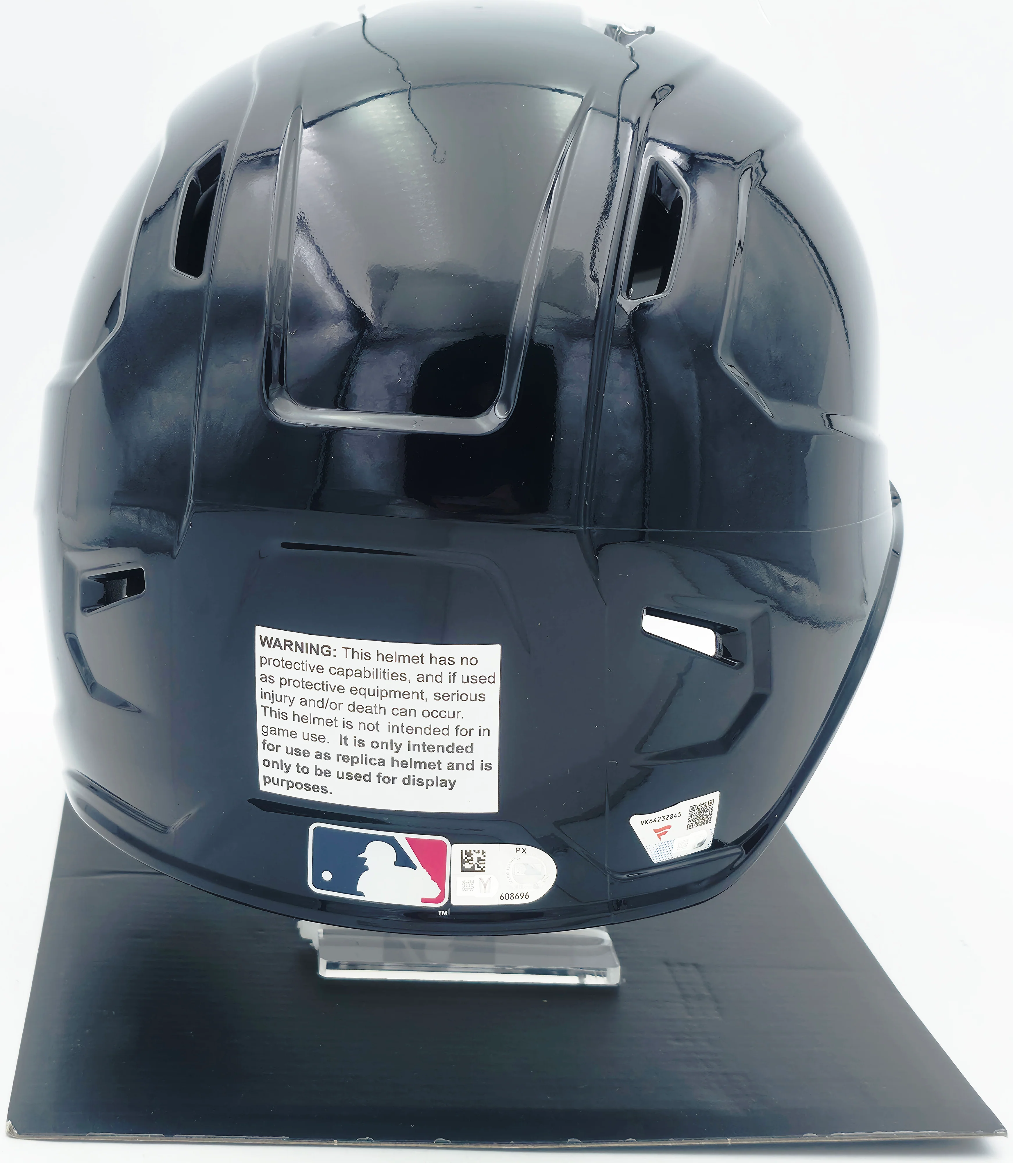 Cal Raleigh Autographed Seattle Mariners Navy Full Size Mach Pro Replica Helmet Fanatics & MLB Holo Stock #261839 - Image 4