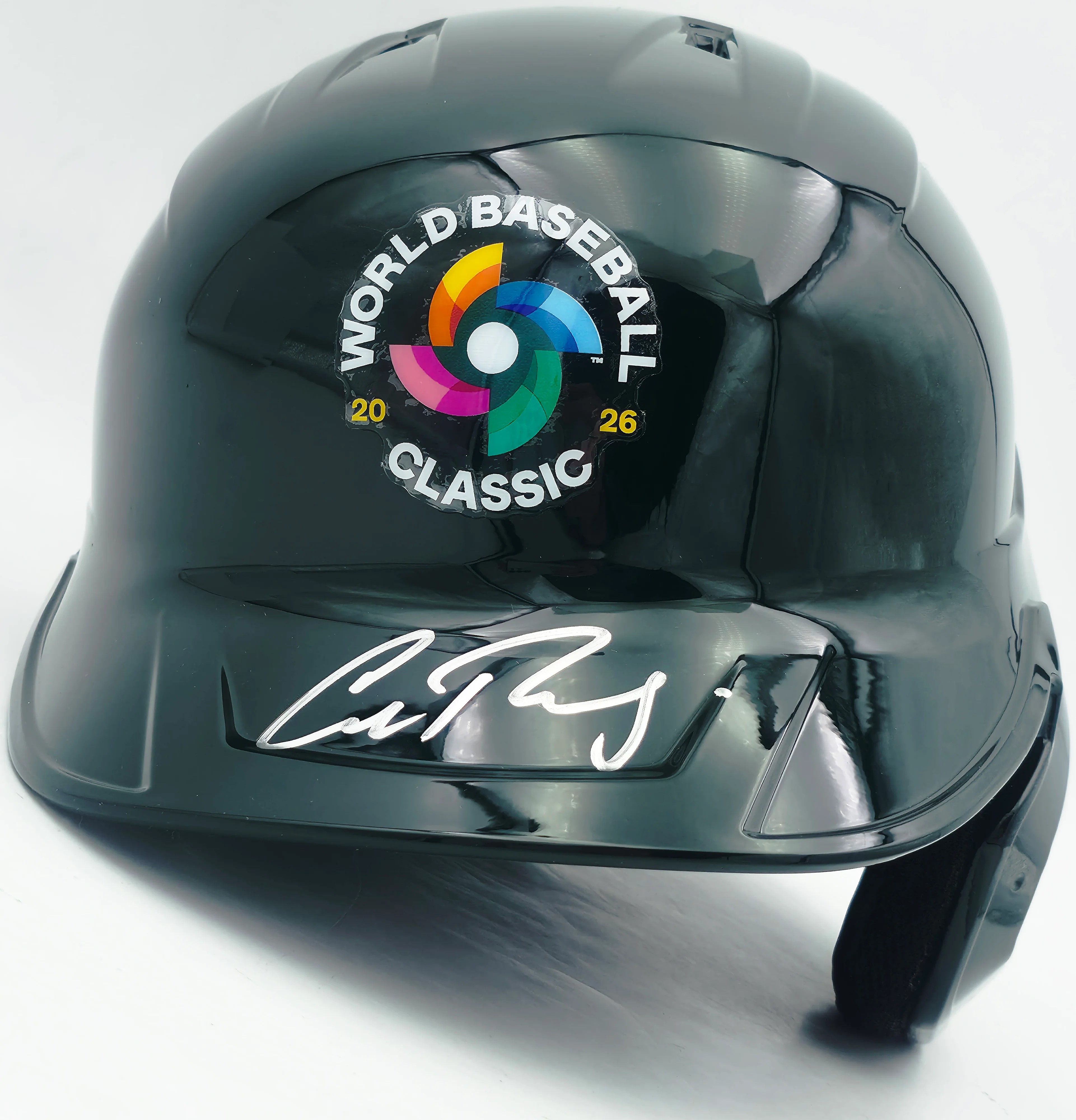 Cal Raleigh Autographed Team USA Green 2026 WBC Logo Full Size Mach Pro Replica Batting Helmet Fanatics & MLB Holo Stock #261840 - Image 2