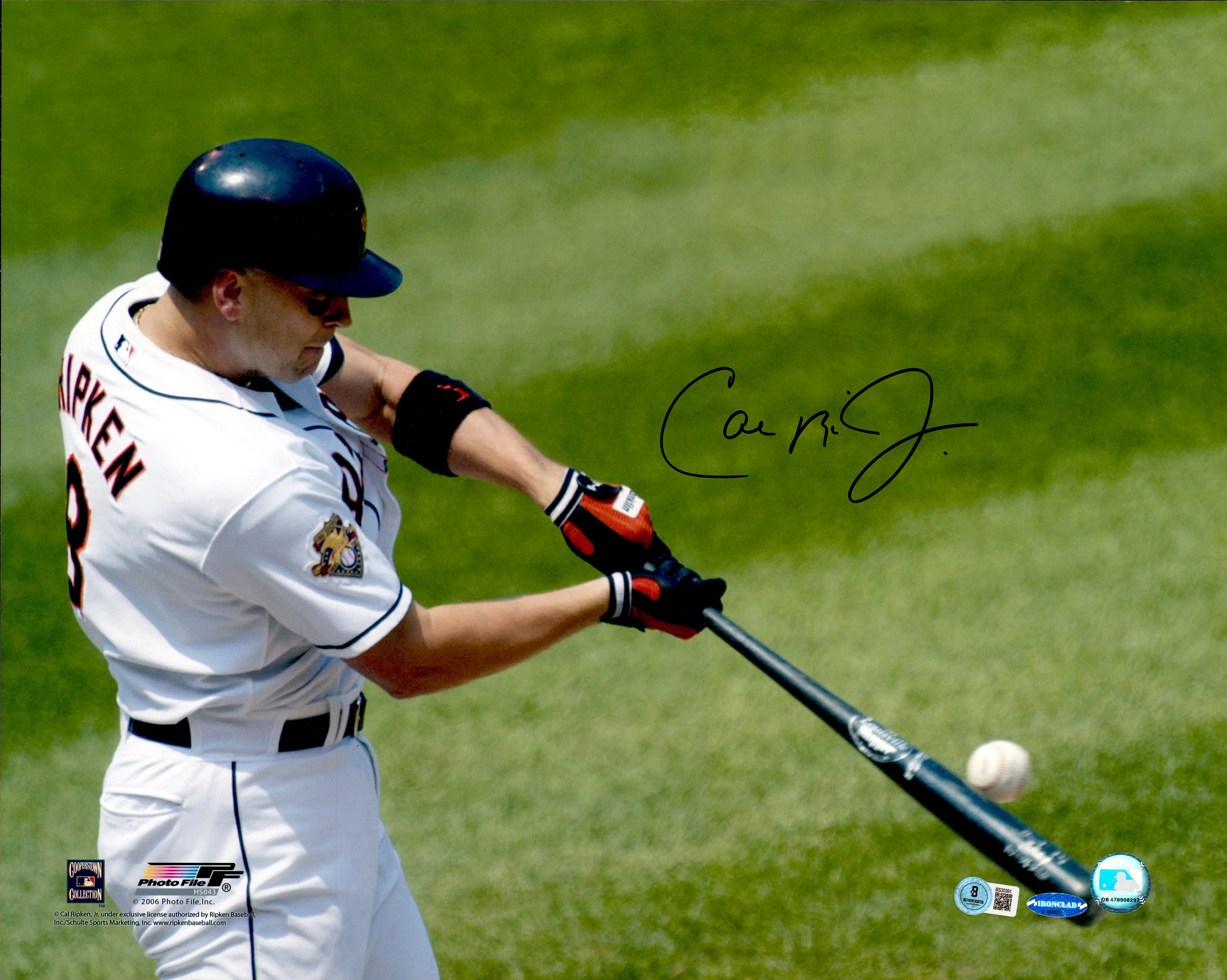 Cal Ripken Jr. Autographed 16x20 Photo Baltimore Orioles Beckett BAS QR #BS30391