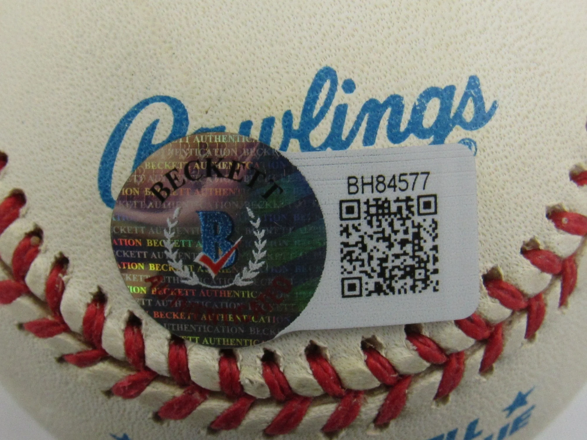 Carlton Fisk Signed Auto Rawlings Baseball w/ Insc Beckett Hologram - Image 2