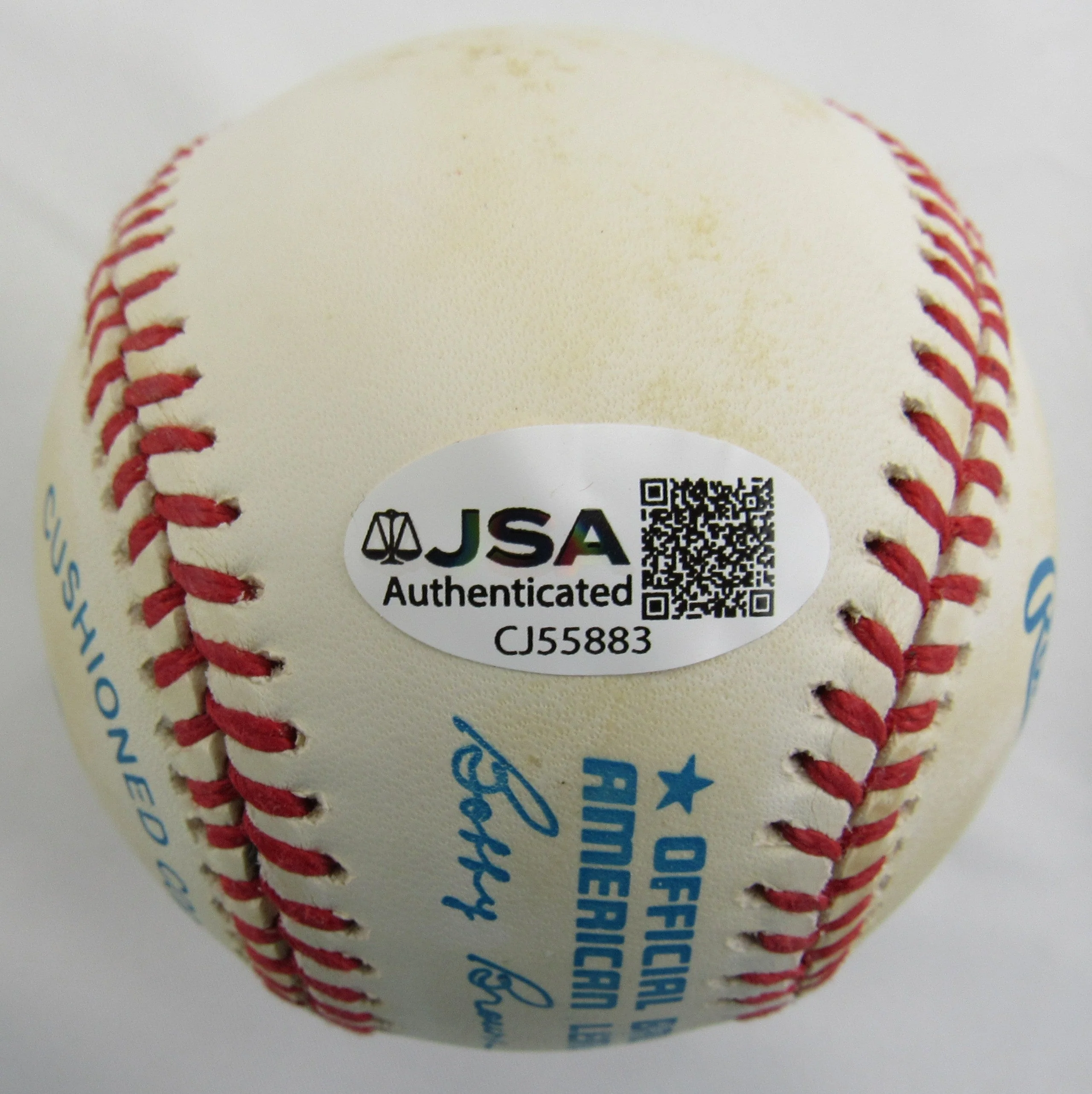 Nolan Ryan Signed Auto Rawlings Baseball JSA CJ55883 - Image 2