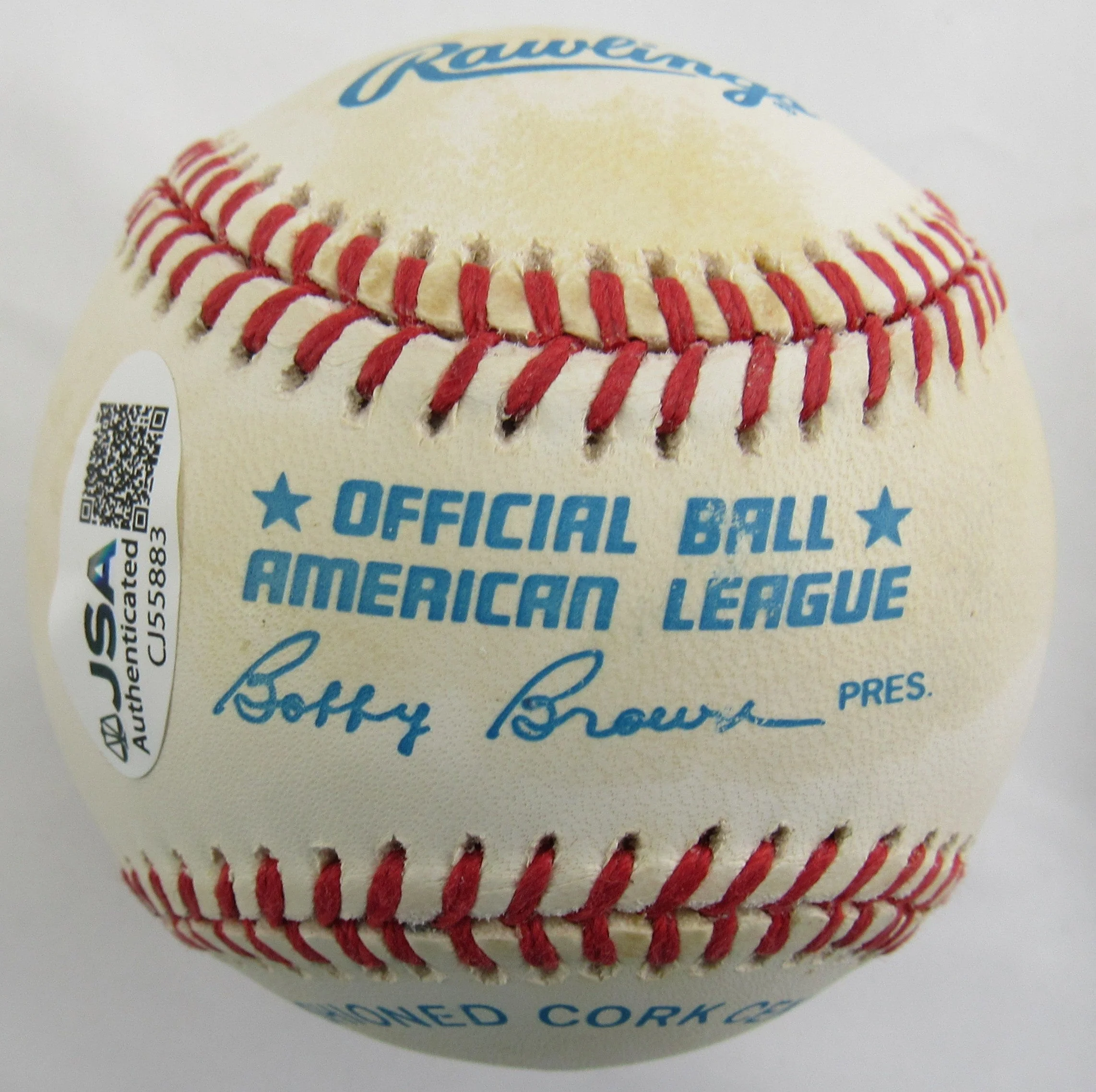 Nolan Ryan Signed Auto Rawlings Baseball JSA CJ55883 - Image 3