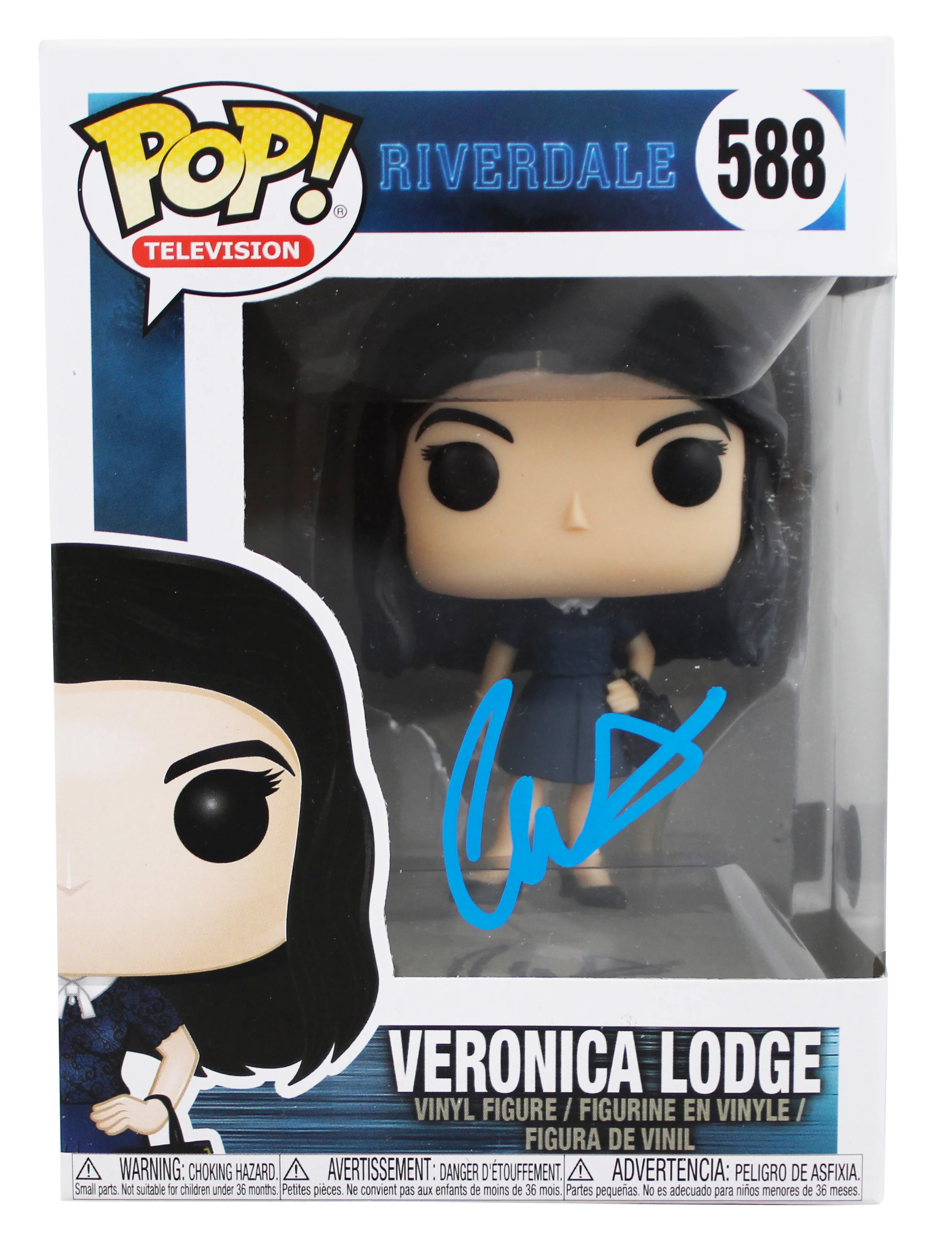 Camila Mendes Riverdale Signed Veronica Lodge #588 Funko Pop Vinyl Figure BAS - Image 2