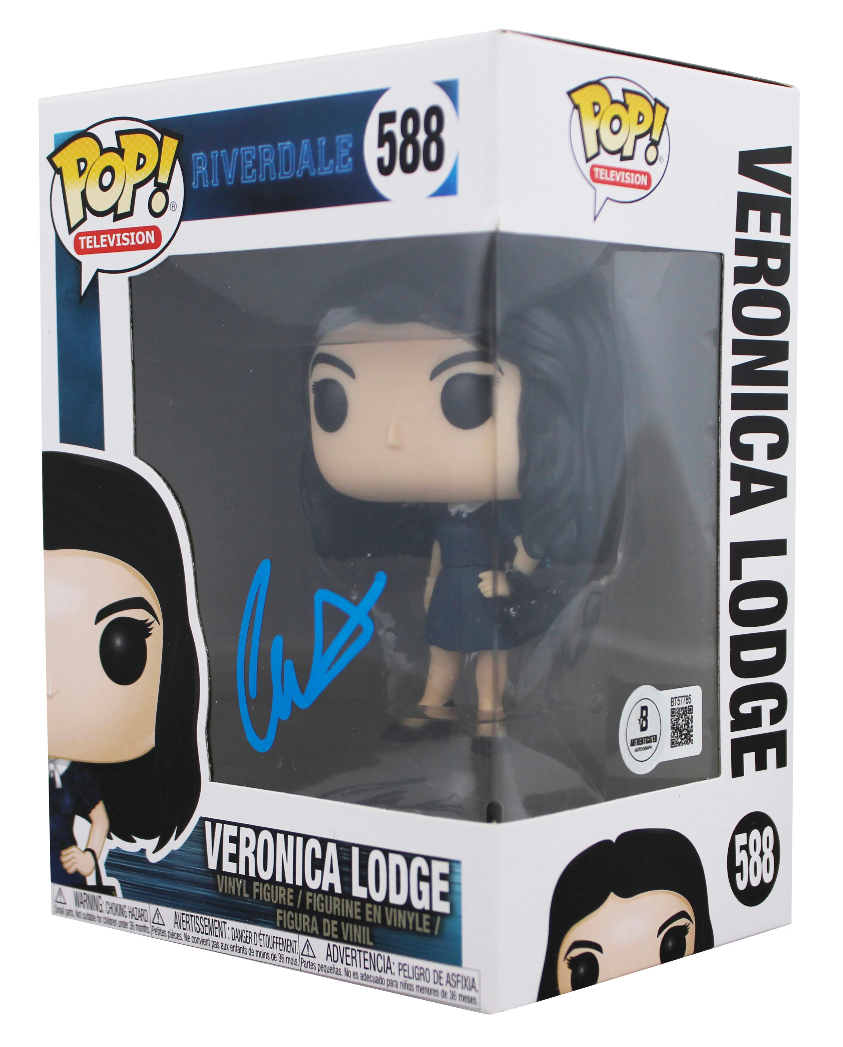 Camila Mendes Riverdale Signed Veronica Lodge #588 Funko Pop Vinyl Figure BAS - Image 3