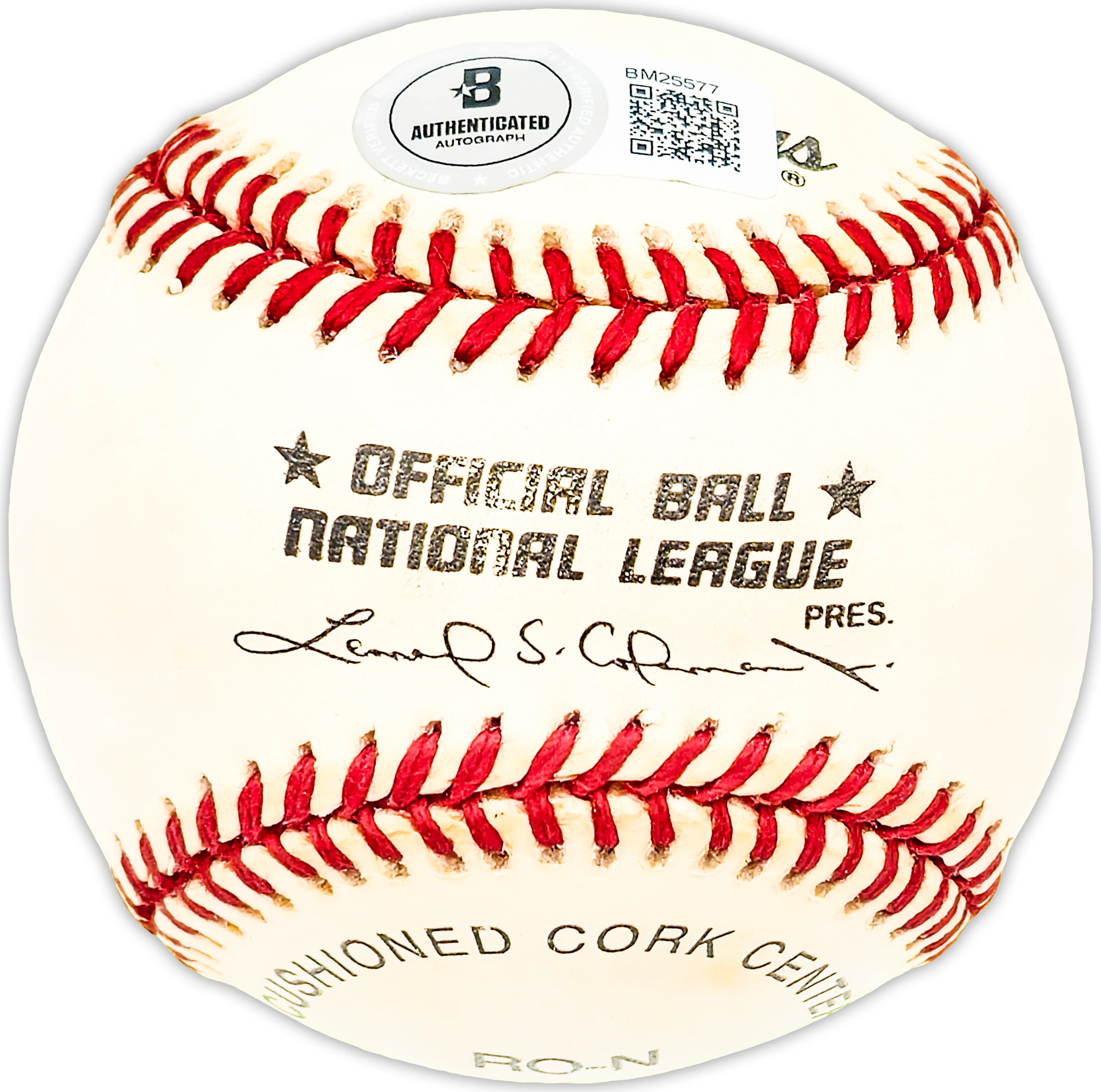 Carden Gillenwater Autographed Official NL Baseball Brooklyn Dodgers "1943" Beckett BAS QR #BM25577 - Image 3